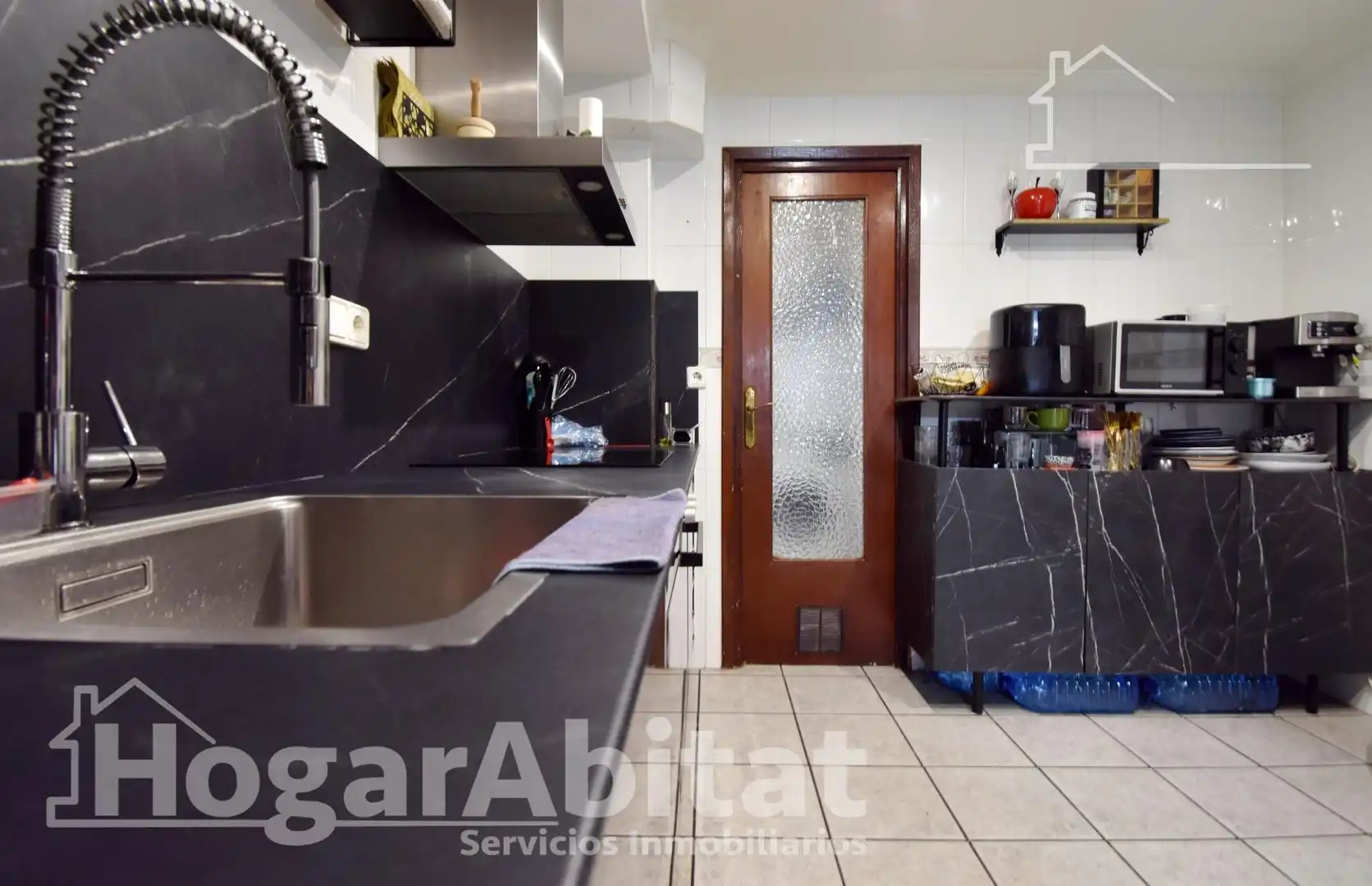 Kitchen of Flat for sale in Oliva  with Air Conditioner, Heating and Terrace