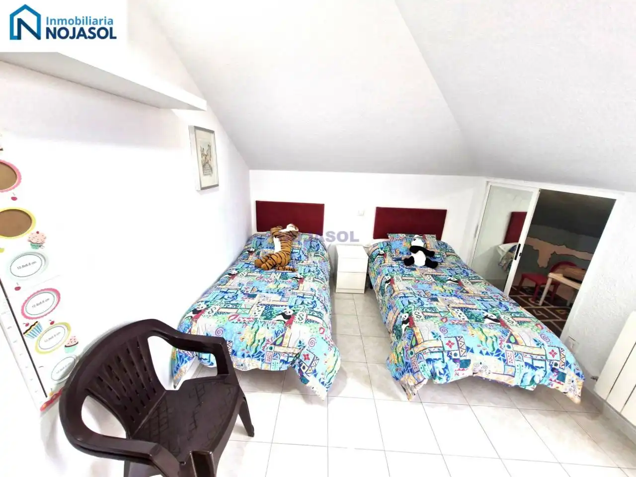 Bedroom of Flat for sale in Noja  with Heating, Terrace and Furnished
