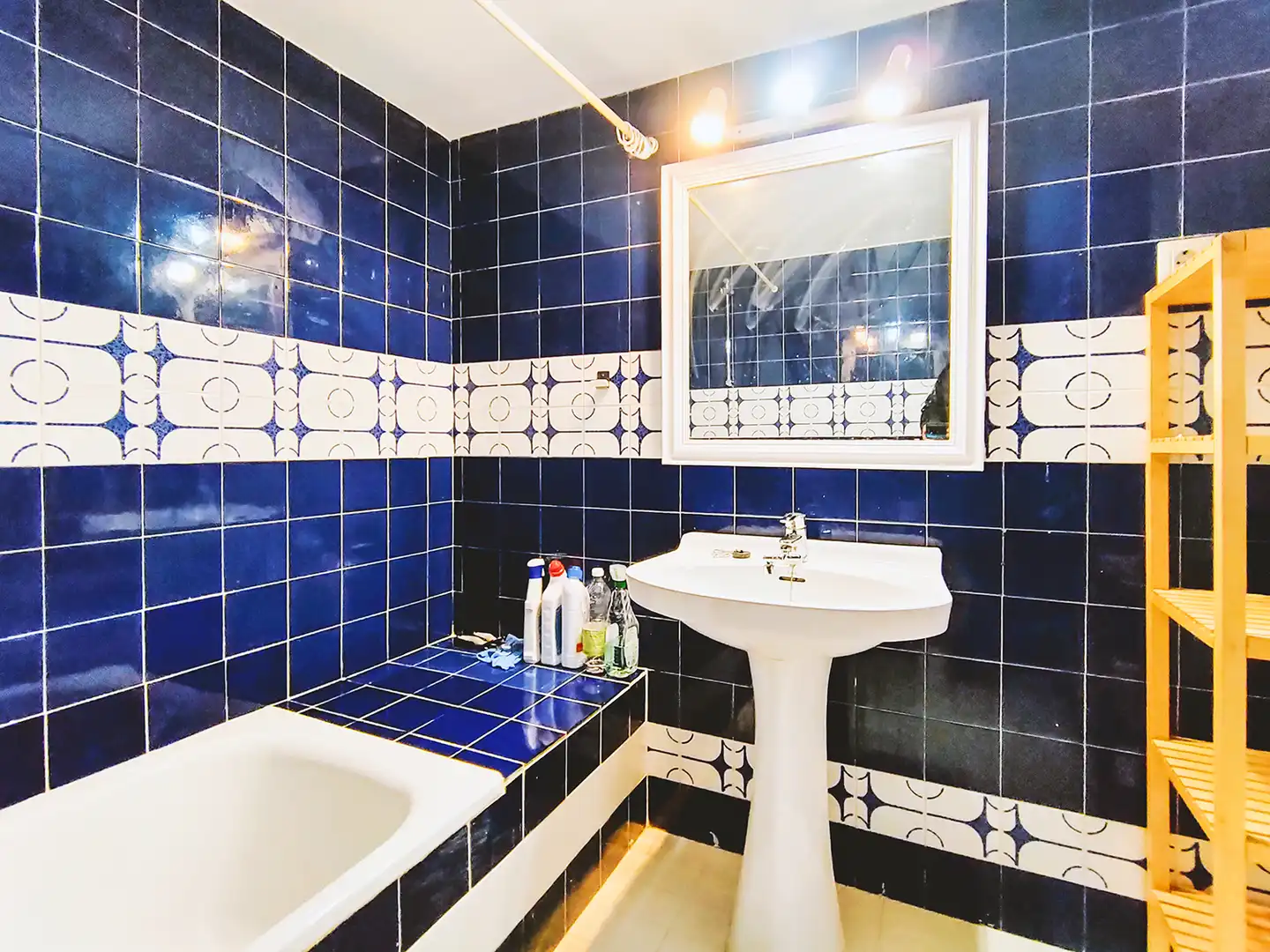 Badezimmer von Wohnung zum Verkauf in Sant Pol de Mar mit Terrasse, Ofen und Gemeinschaftspool