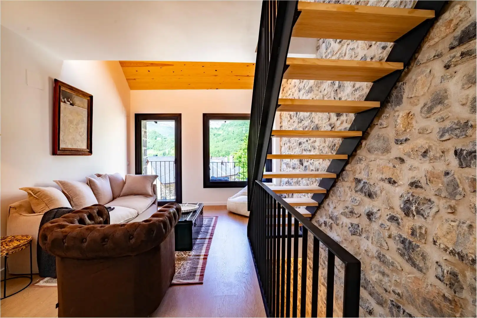 Sala de estar de Casa o chalet en venta en Panticosa con Calefacción, Amueblado y Balcón
