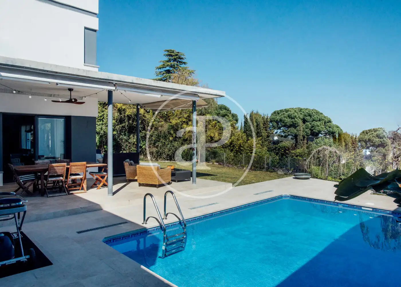 Terraza de Casa o chalet de alquiler en Sant Vicenç de Montalt con Aire acondicionado, Calefacción y Jardín privado