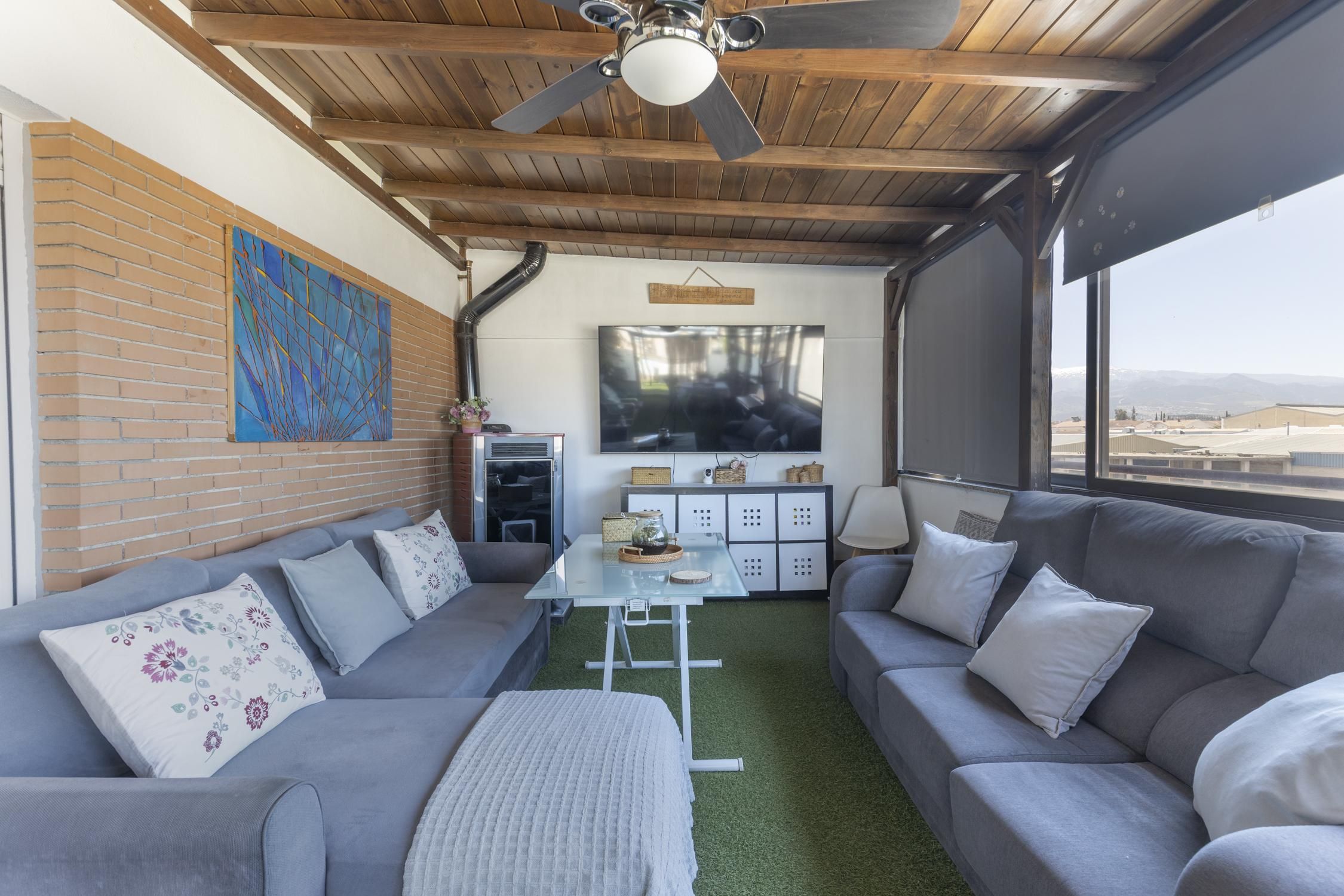 Terrace of Attic for sale in Churriana de la Vega  with Air Conditioner, Heating and Private garden