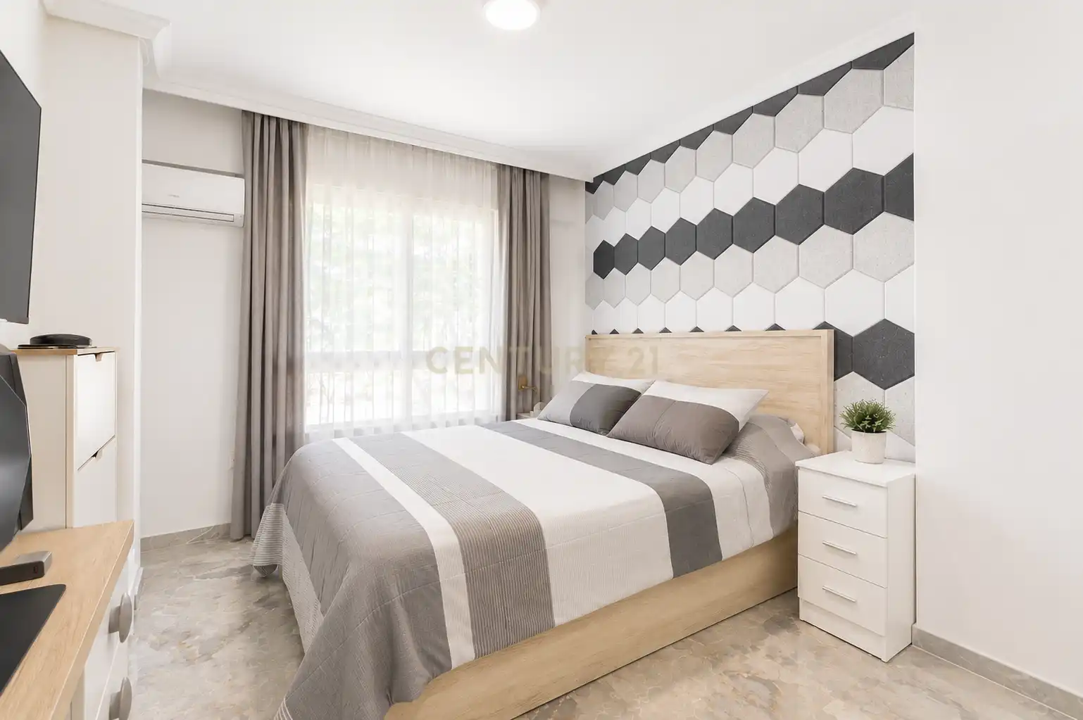 Bedroom of Flat for sale in Alzira  with Air Conditioner