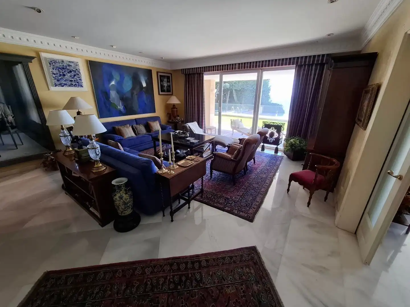 Sala de estar de Casa o chalet en venta en Alicante / Alacant con Calefacción, Jardín privado y Terraza