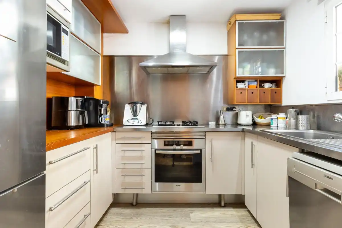 Cocina de Casa adosada en venta en Alboraya con Aire acondicionado, Calefacción y Terraza