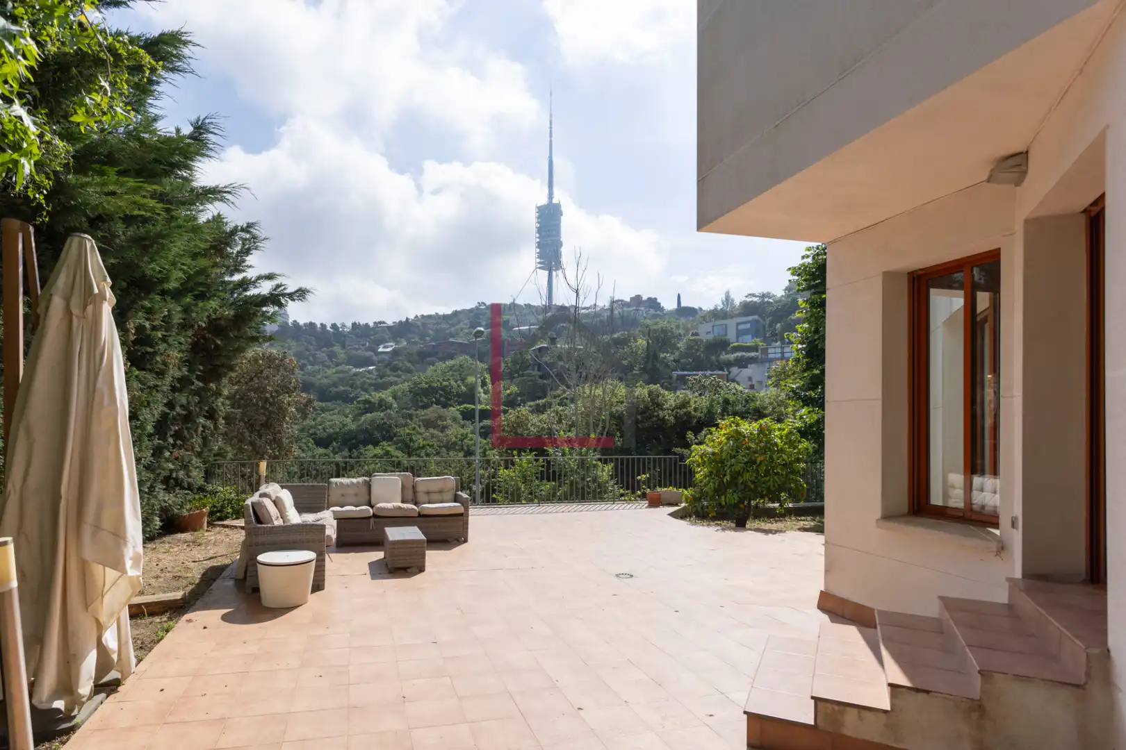 Jardín de Casa o chalet en venta en  Barcelona Capital con Aire acondicionado, Calefacción y Jardín privado