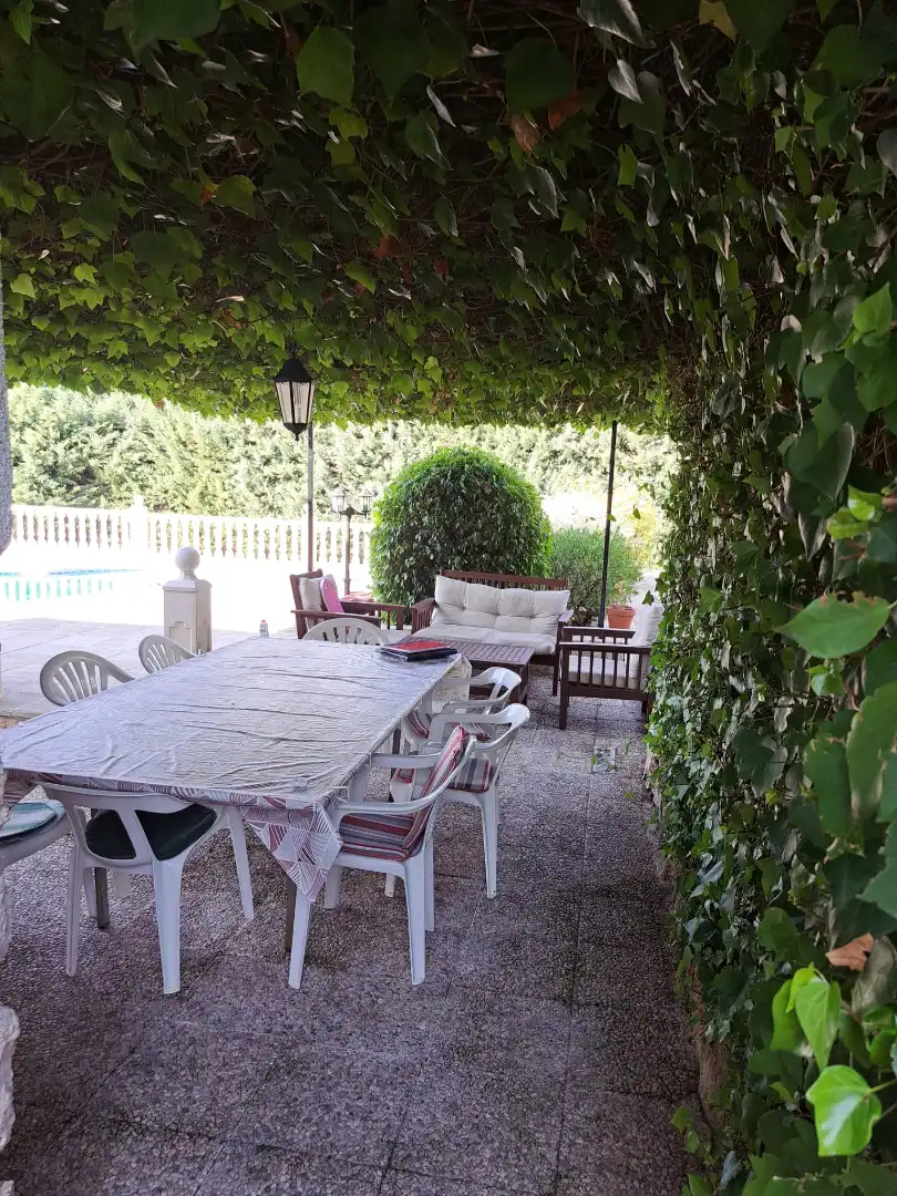 Terrassa de Casa o xalet en venda en Albalate de Zorita amb Calefacció, Jardí privat i Terrassa