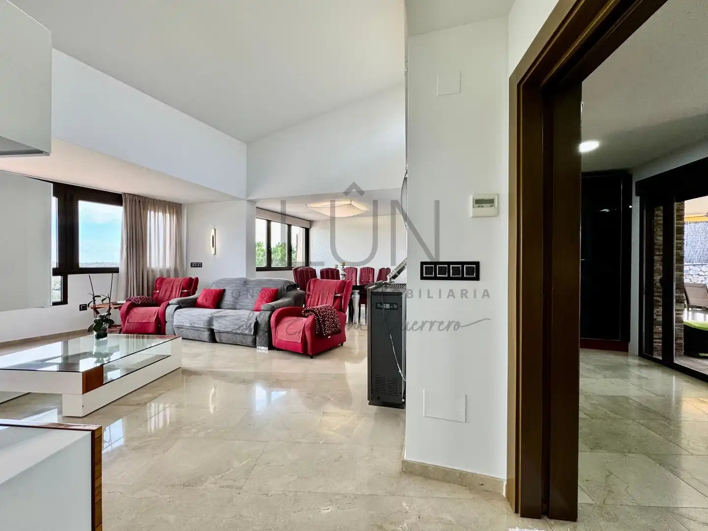 Sala d'estar de Casa o xalet en venda en Molina de Segura amb Aire condicionat, Calefacció i Parquet