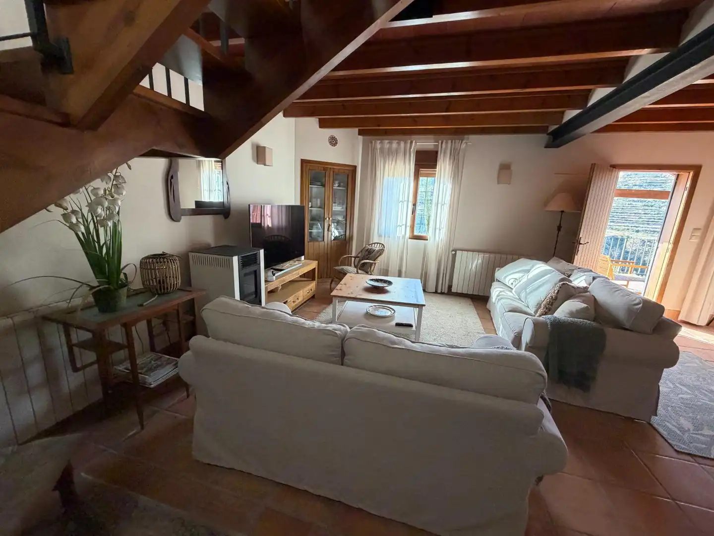 Sala de estar de Casa o chalet en venta en Penàguila con Calefacción, Jardín privado y Terraza