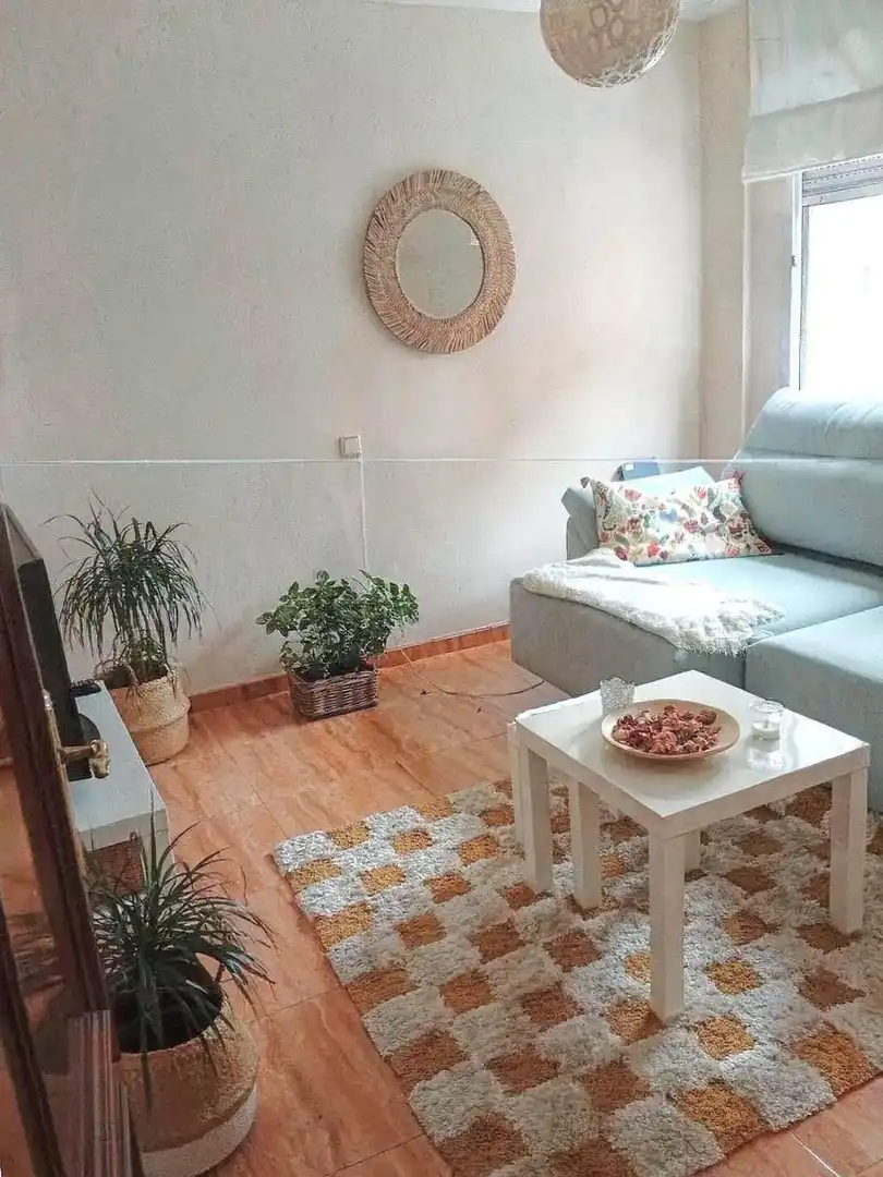 Sala de estar de Piso de alquiler en Gijón  con Amueblado
