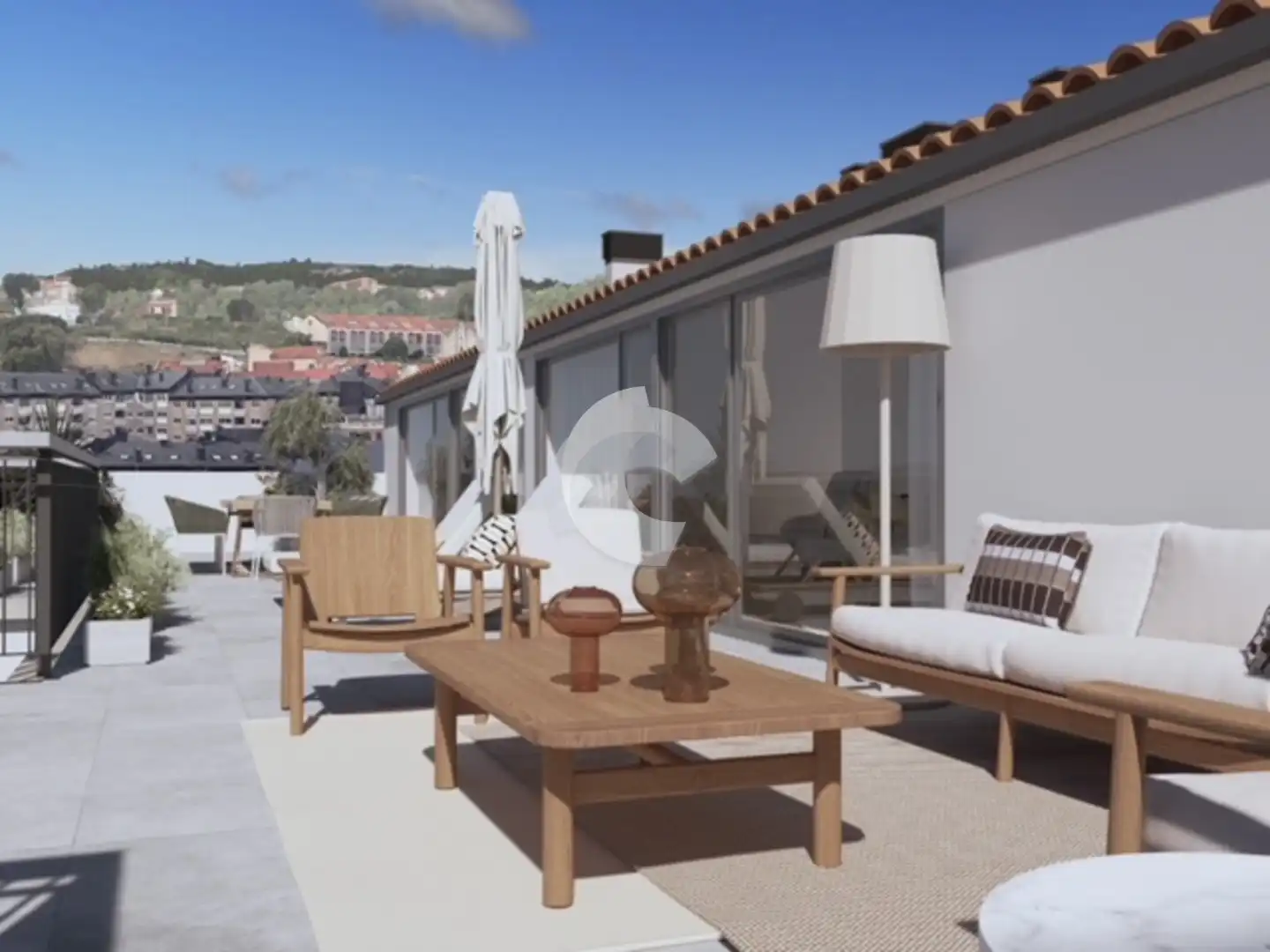 Terraza de Piso en venta en Ourense Capital  con Calefacción y Trastero