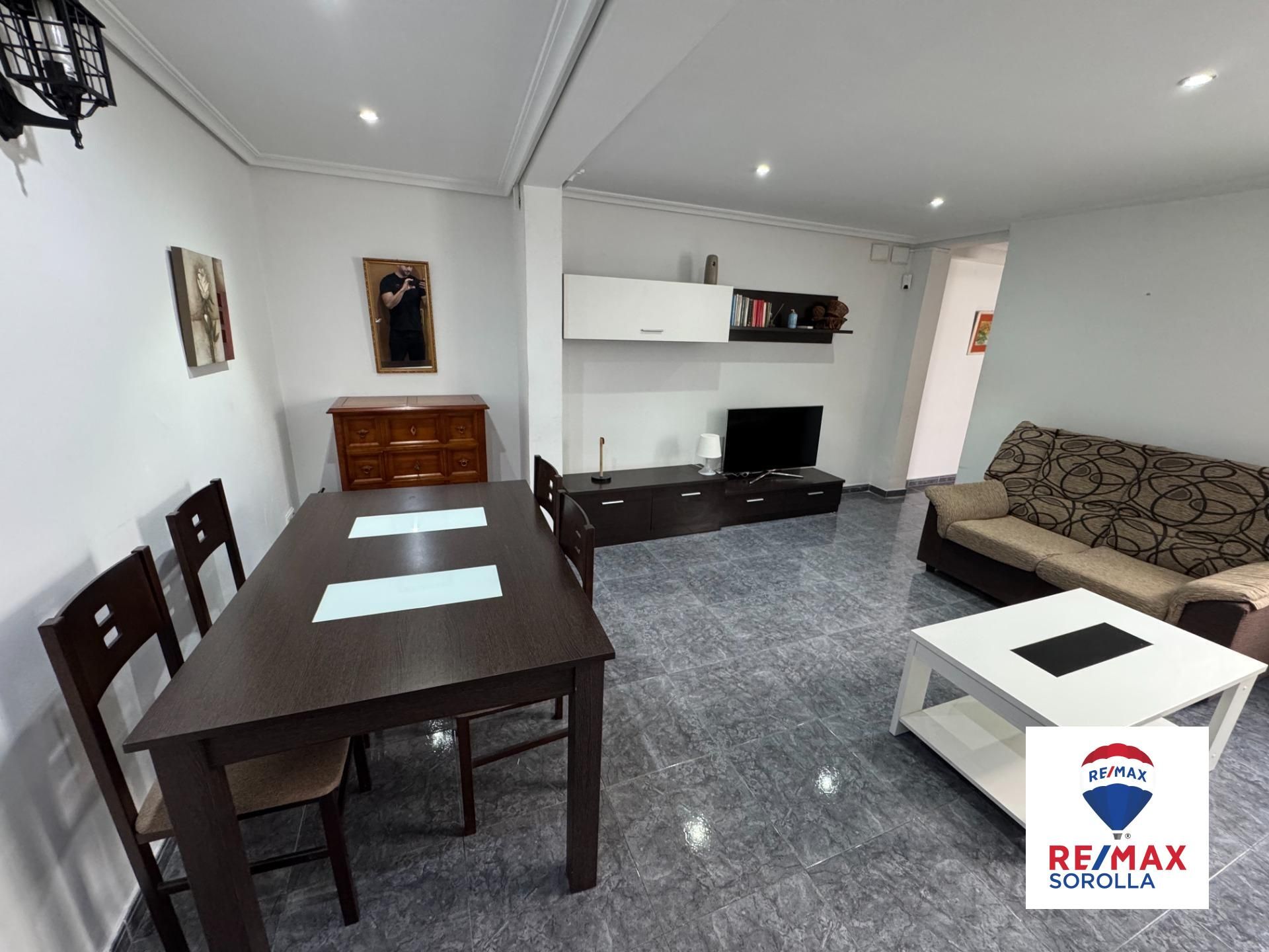 Sala de estar de Piso de alquiler en  Valencia Capital con Aire acondicionado