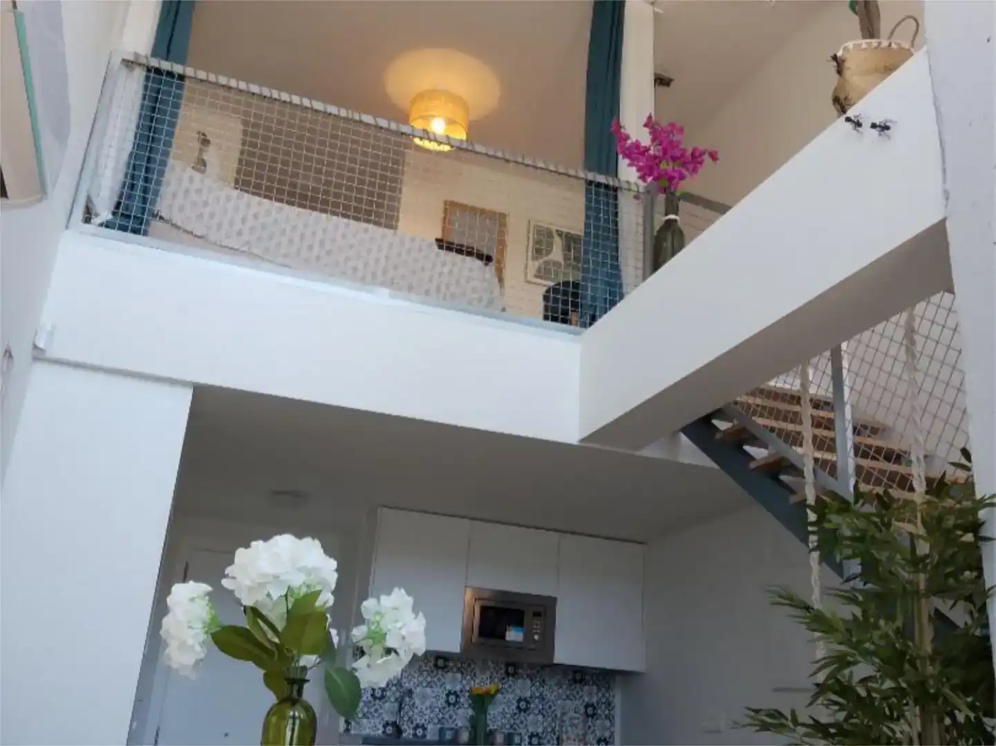 Terrasse von Wohnung zur Miete in  Madrid Capital mit Klimaanlage und Schwimmbad