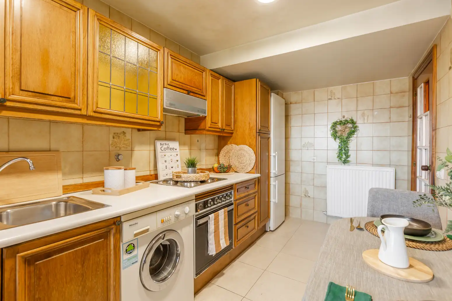 Cocina de Ático en venta en  Pamplona / Iruña con Parquet y Terraza
