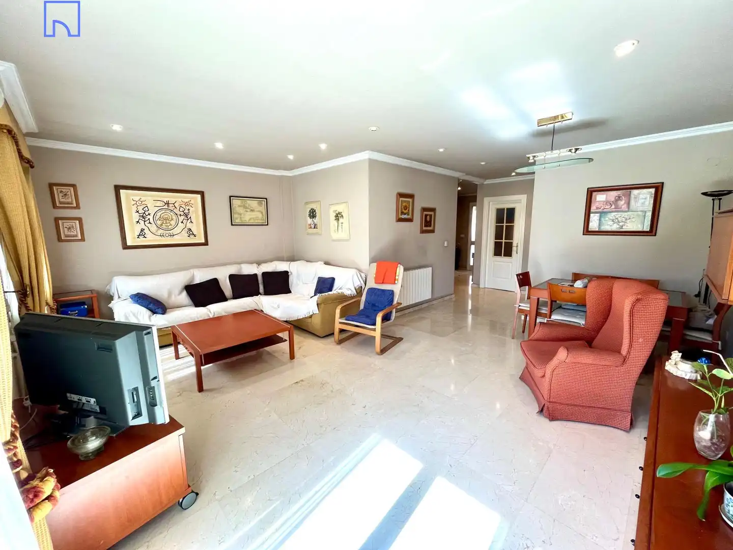Sala de estar de Casa o chalet en venta en Tudela con Aire acondicionado, Calefacción y Jardín privado