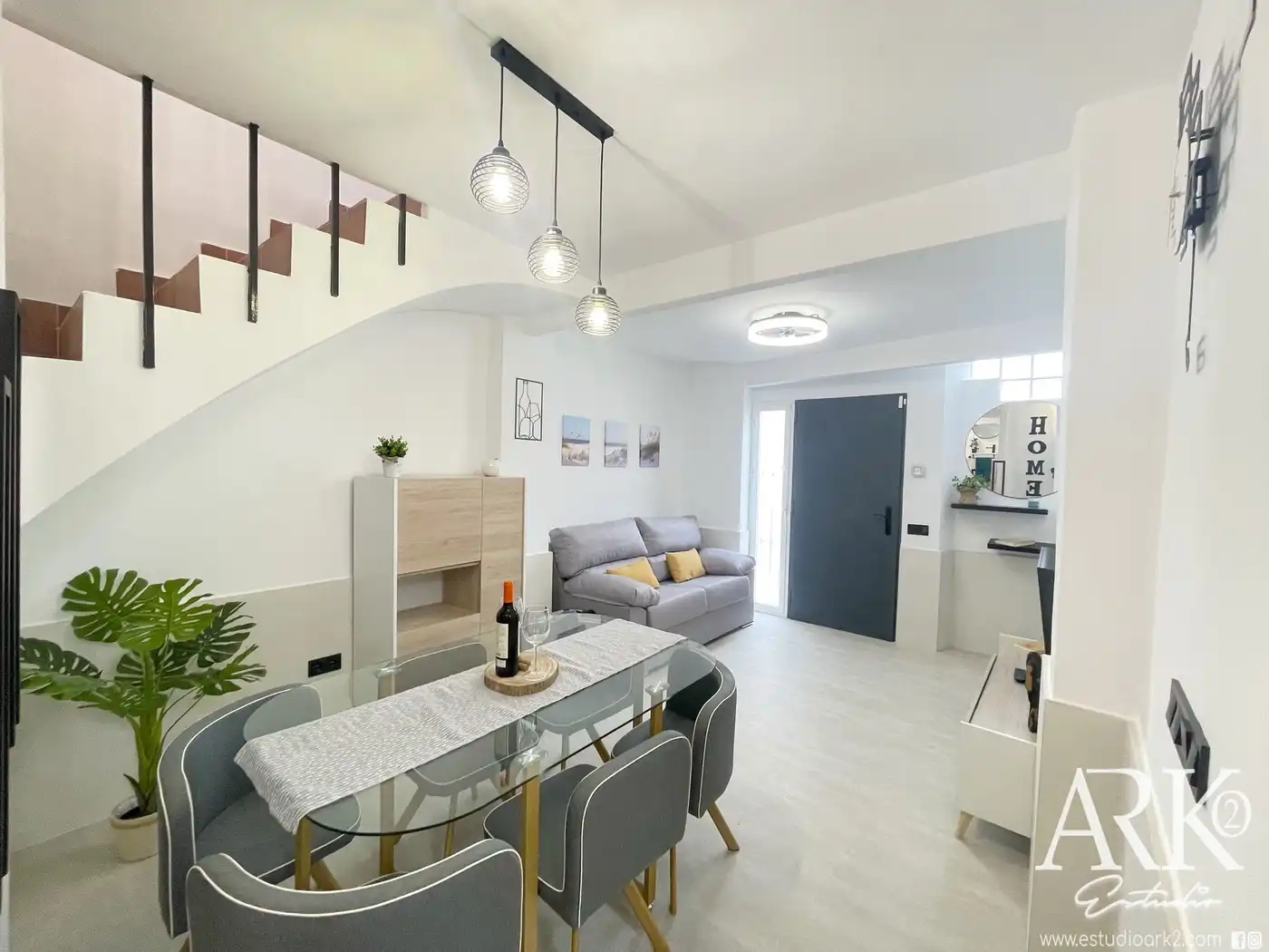 Sala de estar de Casa o chalet en venta en Gandia con Terraza, Amueblado y Horno