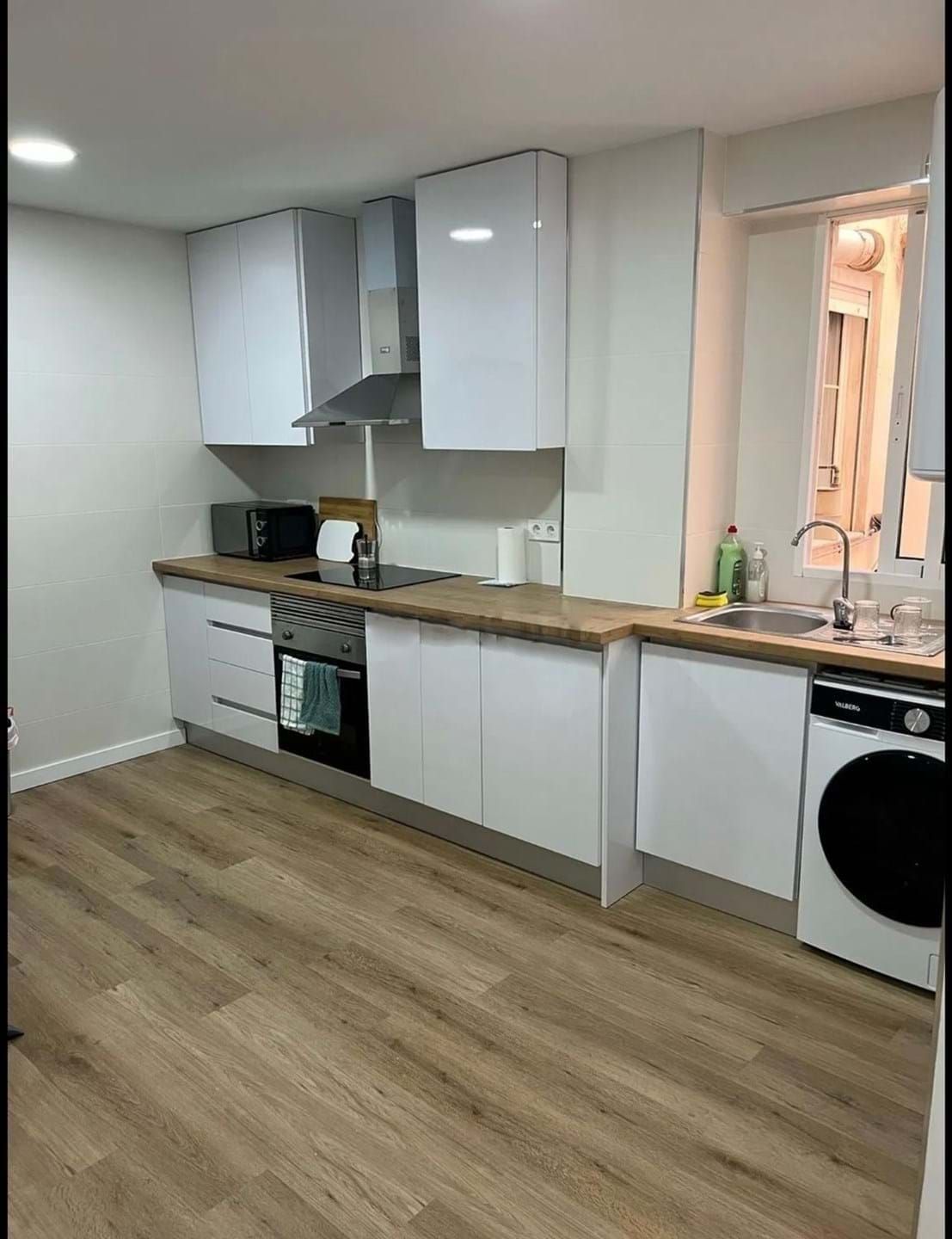 Kitchen of Flat for sale in Villena  with Storage room, Furnished and Balcony