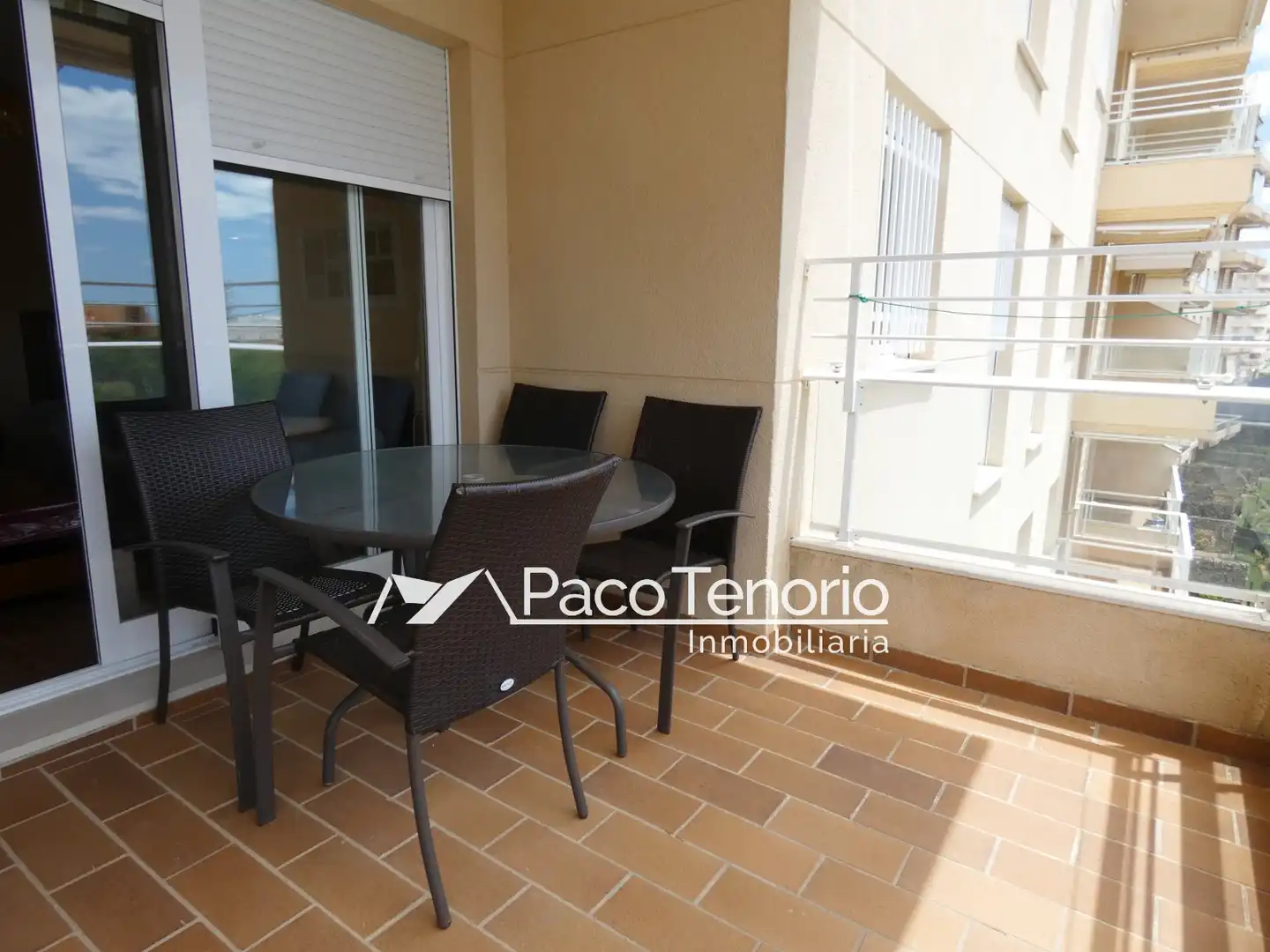 Terraza de Piso de alquiler en La Antilla con Terraza, Amueblado y Horno
