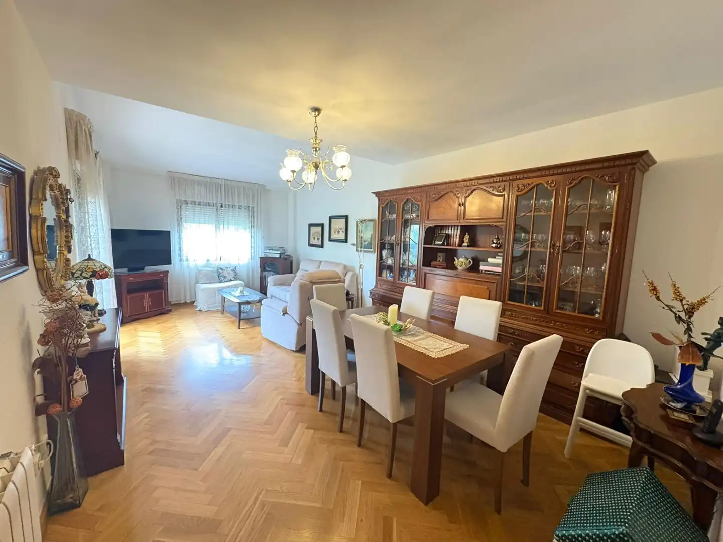 Living room of Detached homes for sale in Valladolid  with Heating, Private garden and Storage room