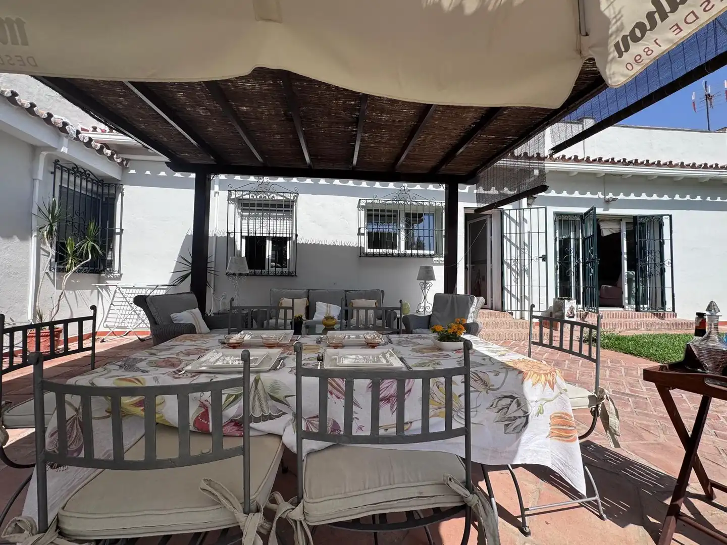 Terrassa de Casa o xalet de lloguer en Fuengirola amb Aire condicionat, Jardí privat i Terrassa