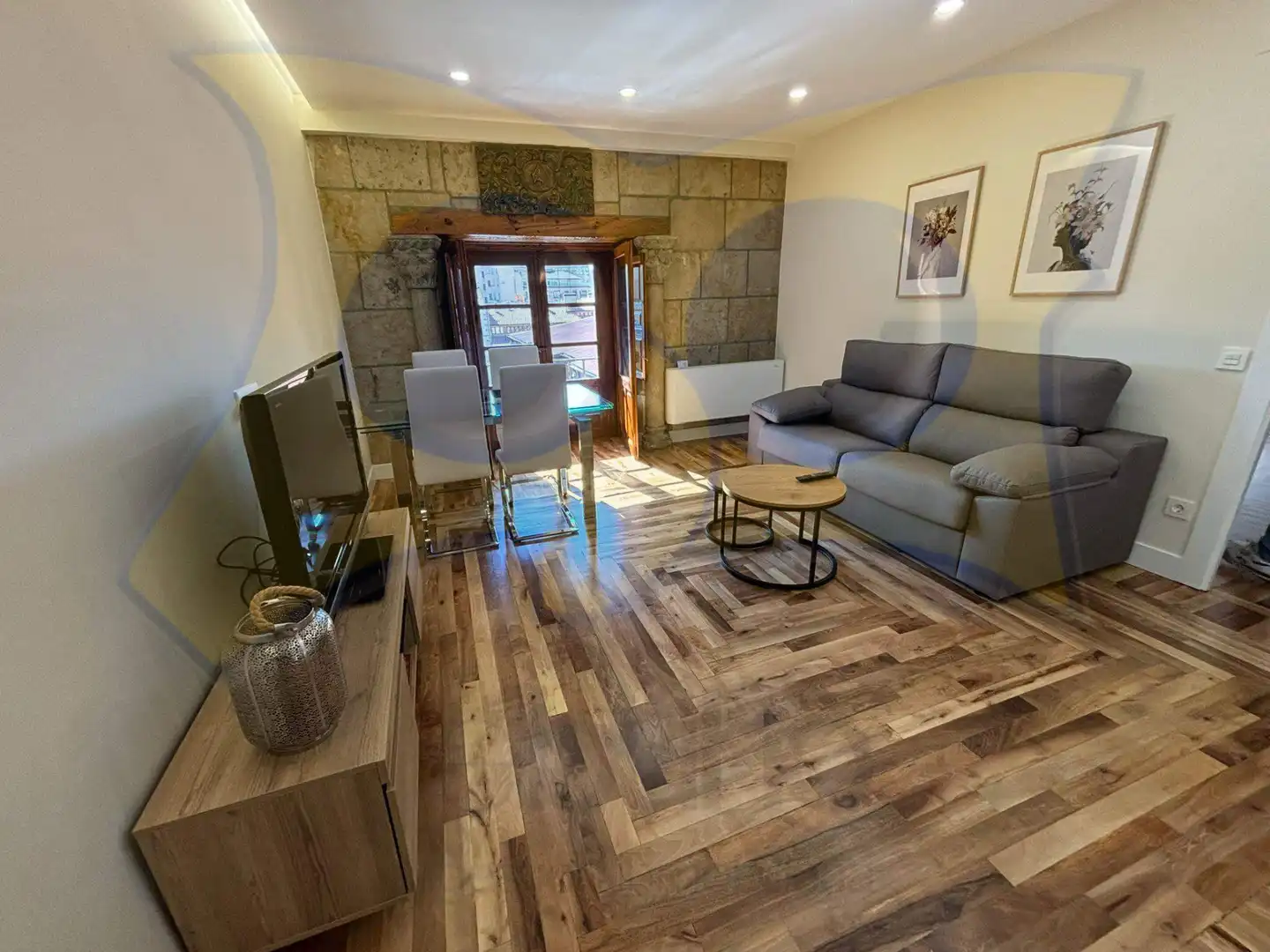 Living room of Flat for rent in Salamanca  with Furnished