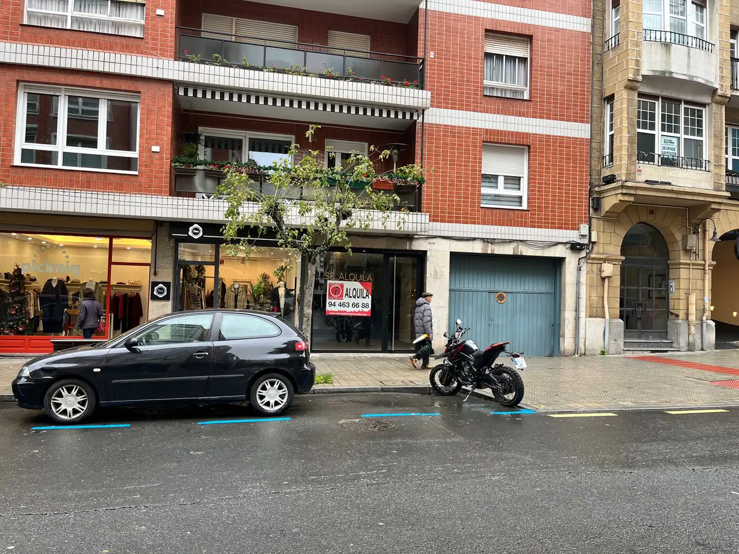 Vista exterior de Local de alquiler en Getxo 