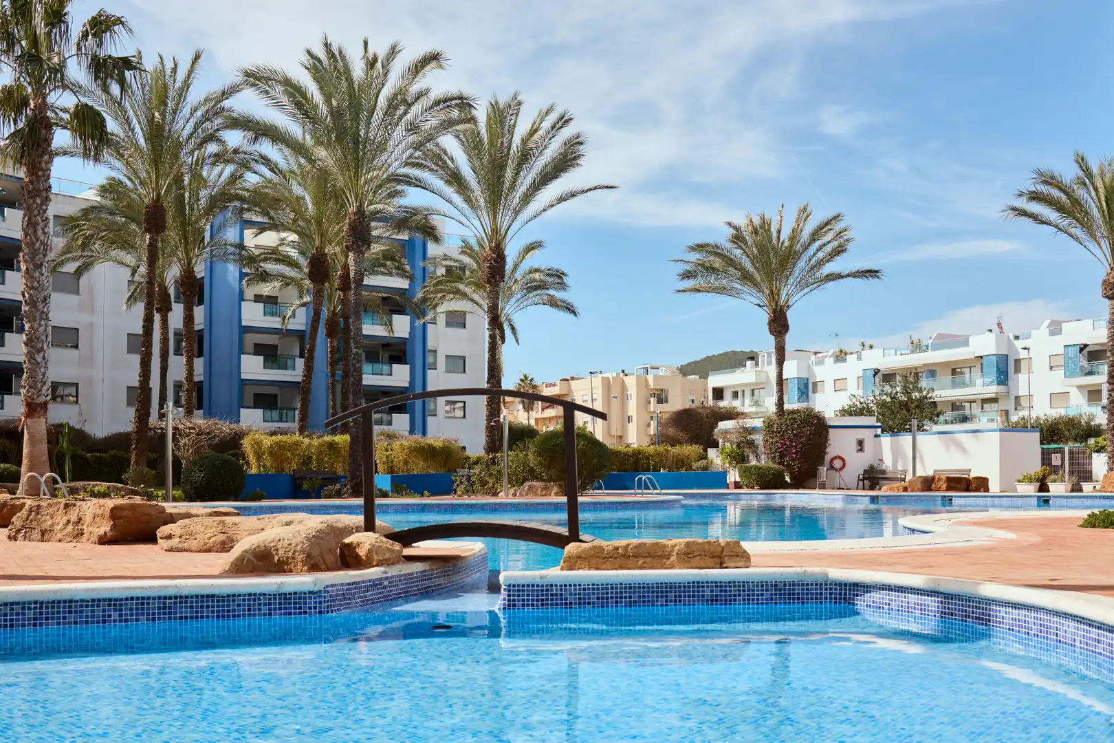 Piscina de Pis en venda en Santa Eulària des Riu amb Aire condicionat, Calefacció i Terrassa