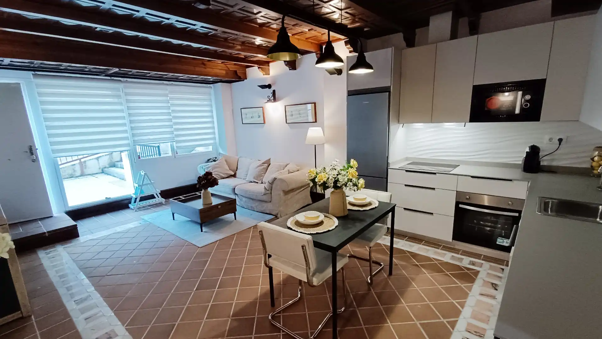 Sala de estar de Piso de alquiler en Granada con Aire acondicionado y Amueblado