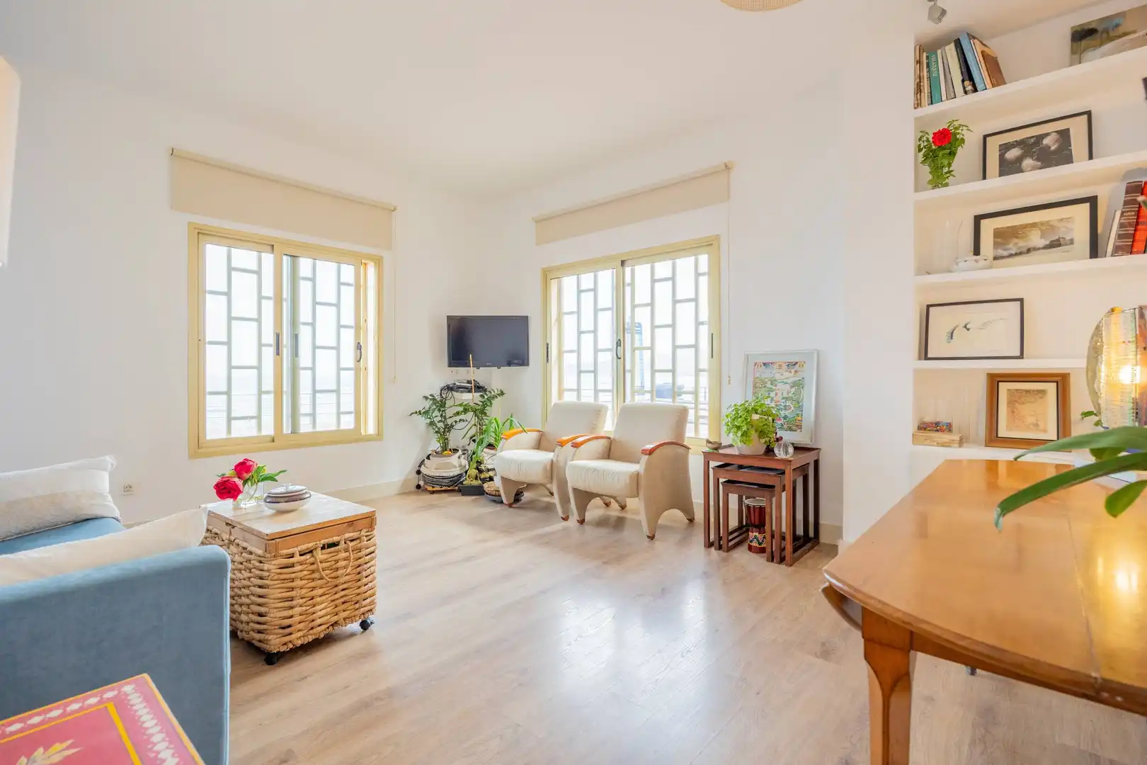 Sala d'estar de Apartament en venda en Las Palmas de Gran Canaria amb Traster, Moblat i Alarma