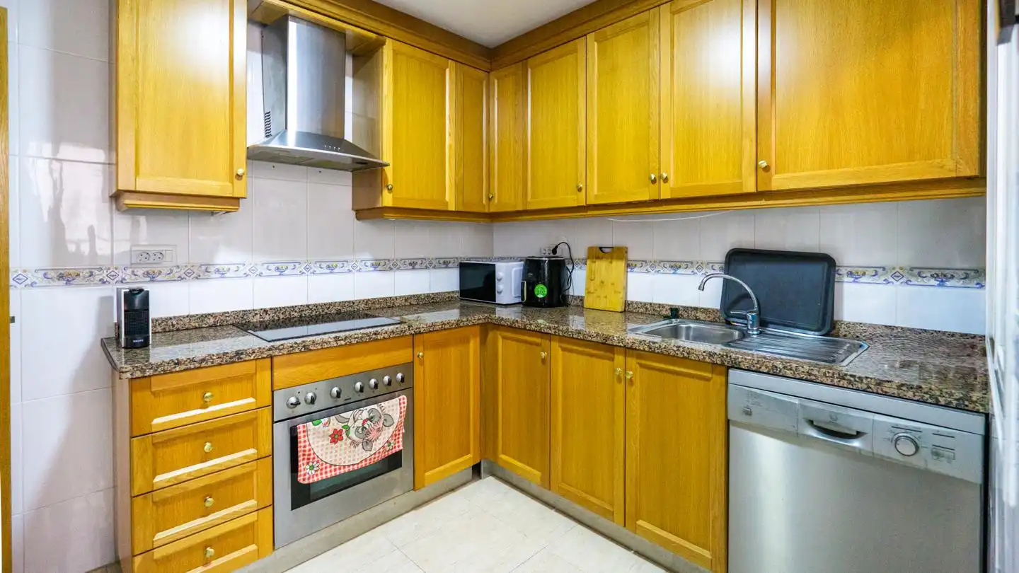 Kitchen of Flat for sale in Santa Pola  with Terrace and Furnished