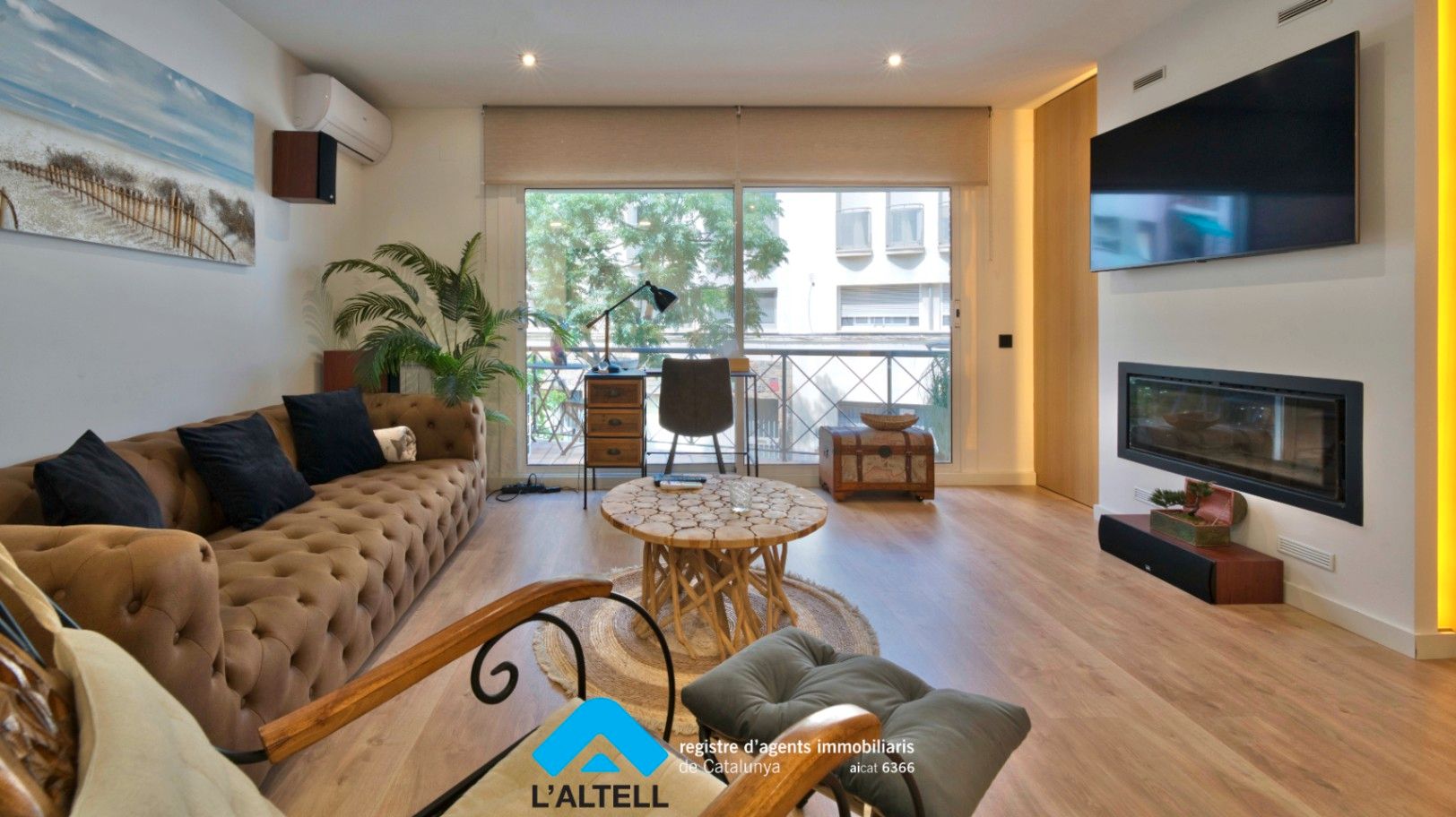 Sala de estar de Casa o chalet en venta en La Garriga con Aire acondicionado, Calefacción y Jardín privado