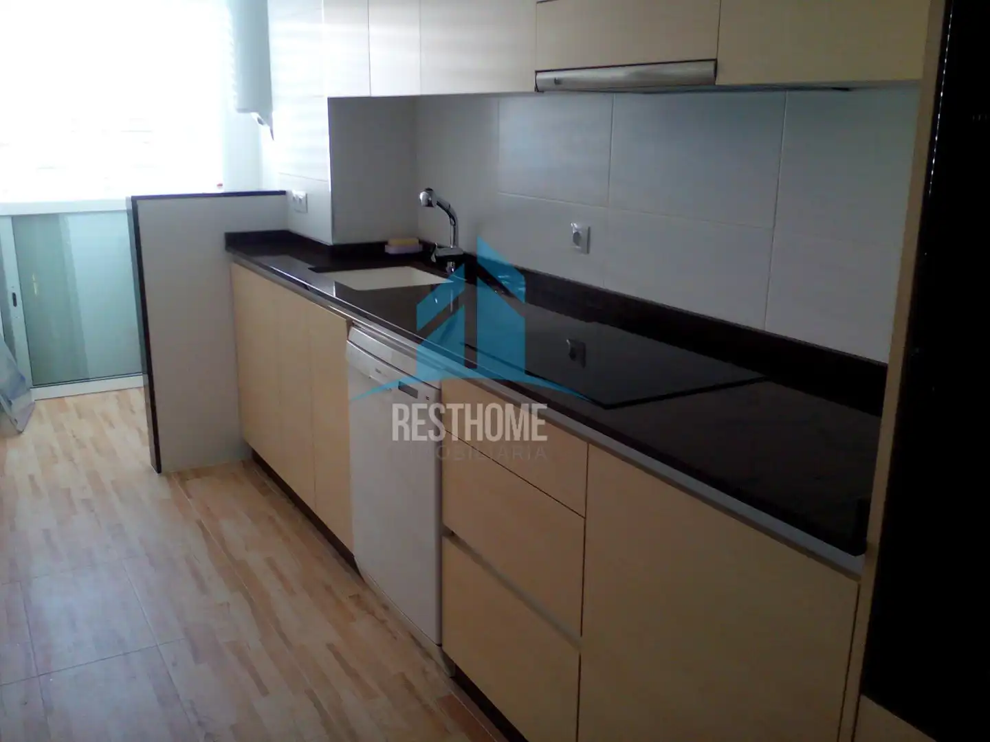 Cocina de Apartamento de alquiler en Cullera con Terraza, Amueblado y Piscina comunitaria