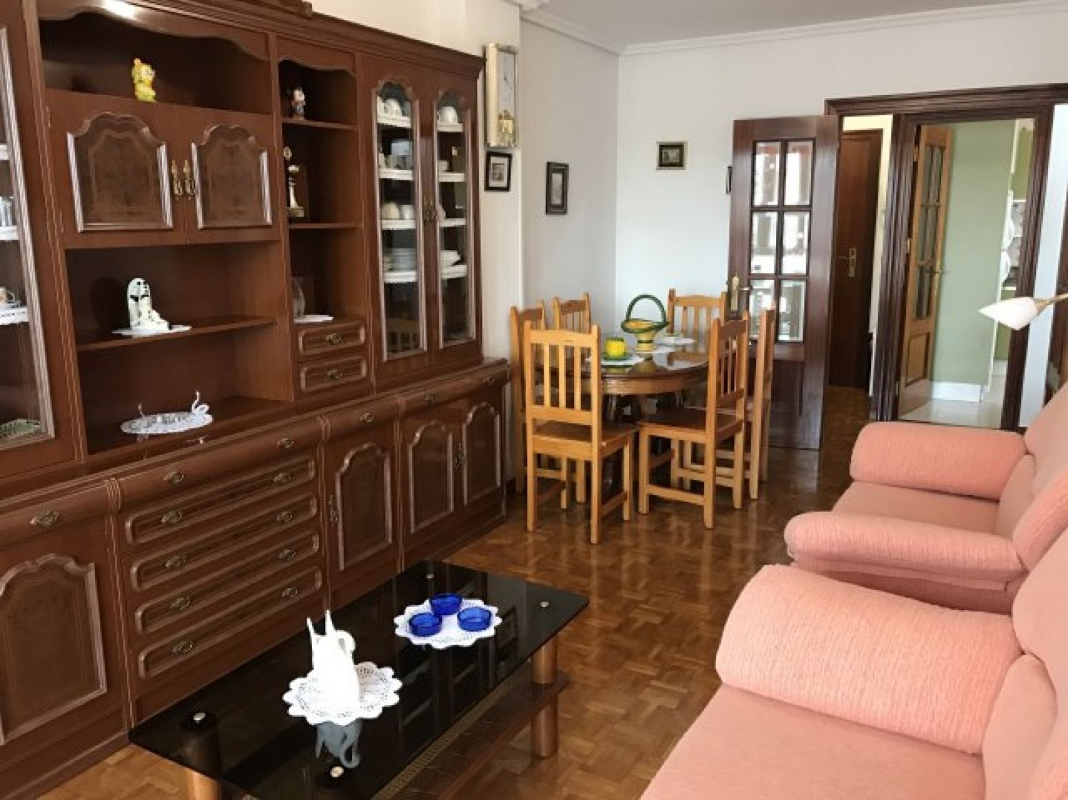 Dining room of Flat to rent in Entrambasaguas  with Heating, Parquet flooring and Terrace