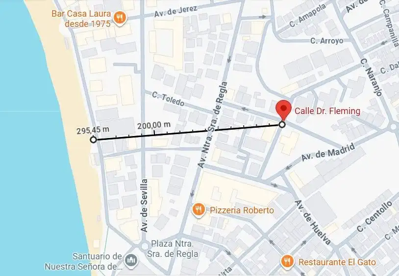 Vista exterior de Piso en venta en Chipiona con Aire acondicionado