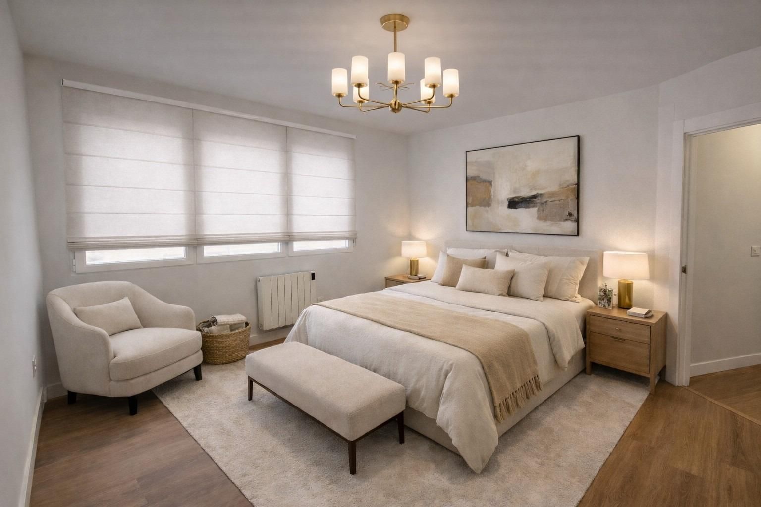 Schlafzimmer von Wohnung zum Verkauf in Sestao  mit Heizung und Möbliert