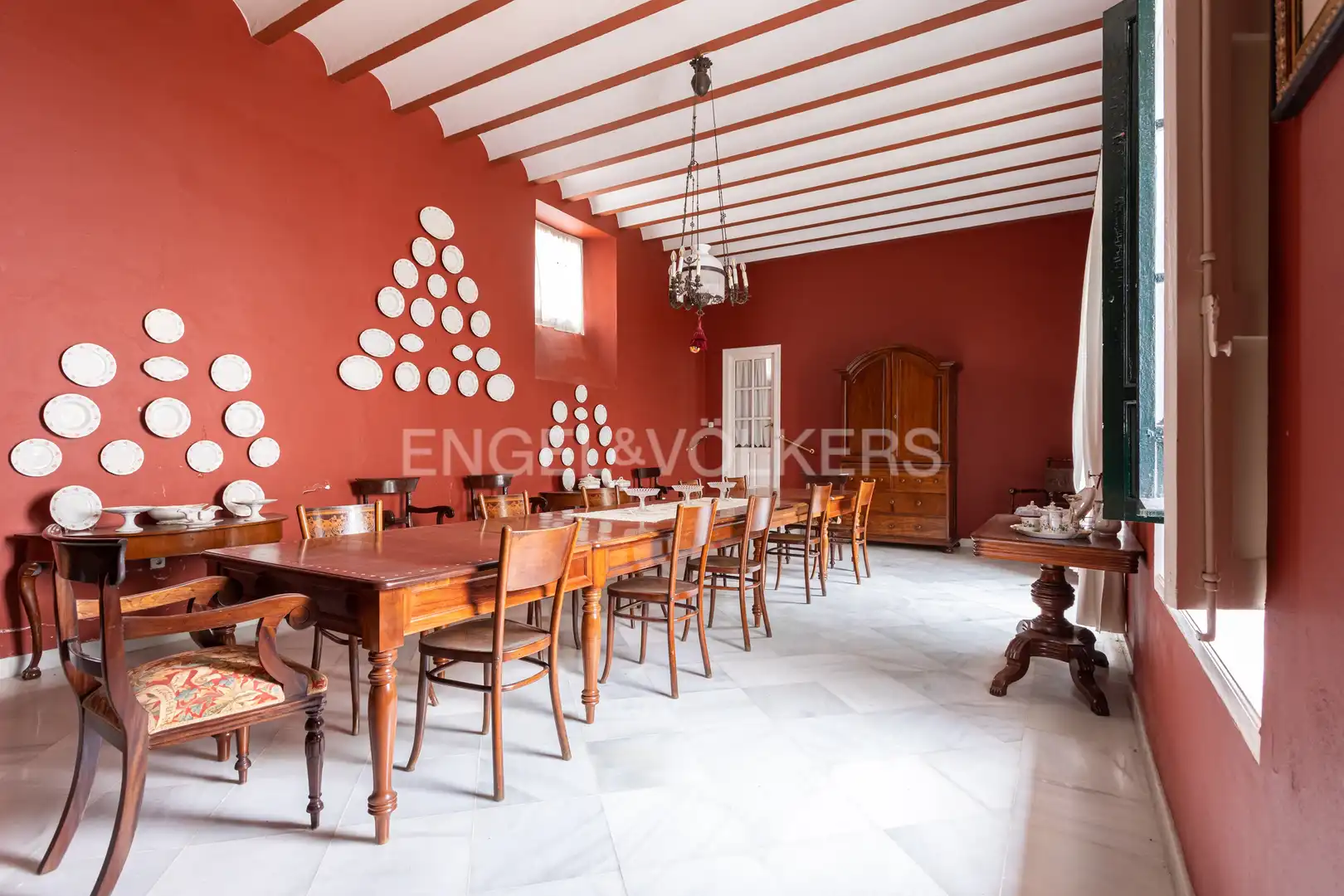 Comedor de Casa o chalet en venta en Umbrete con Calefacción, Jardín privado y Piscina