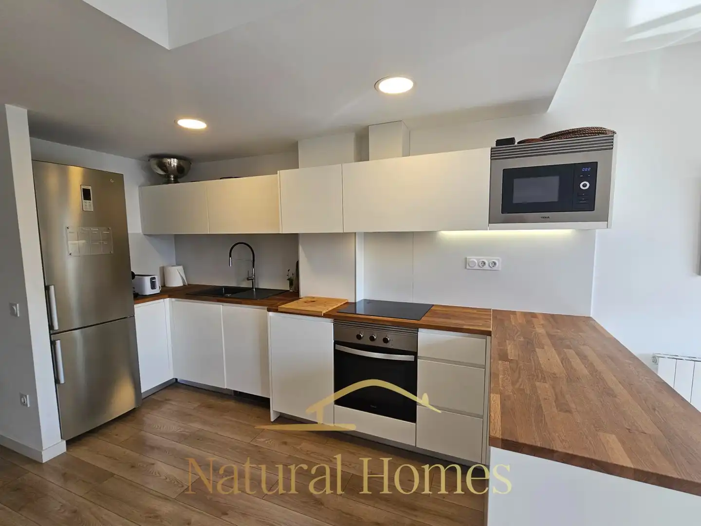 Kitchen of Duplexes for rent in Caldes d'Estrac  with Air Conditioner, Terrace and Furnished