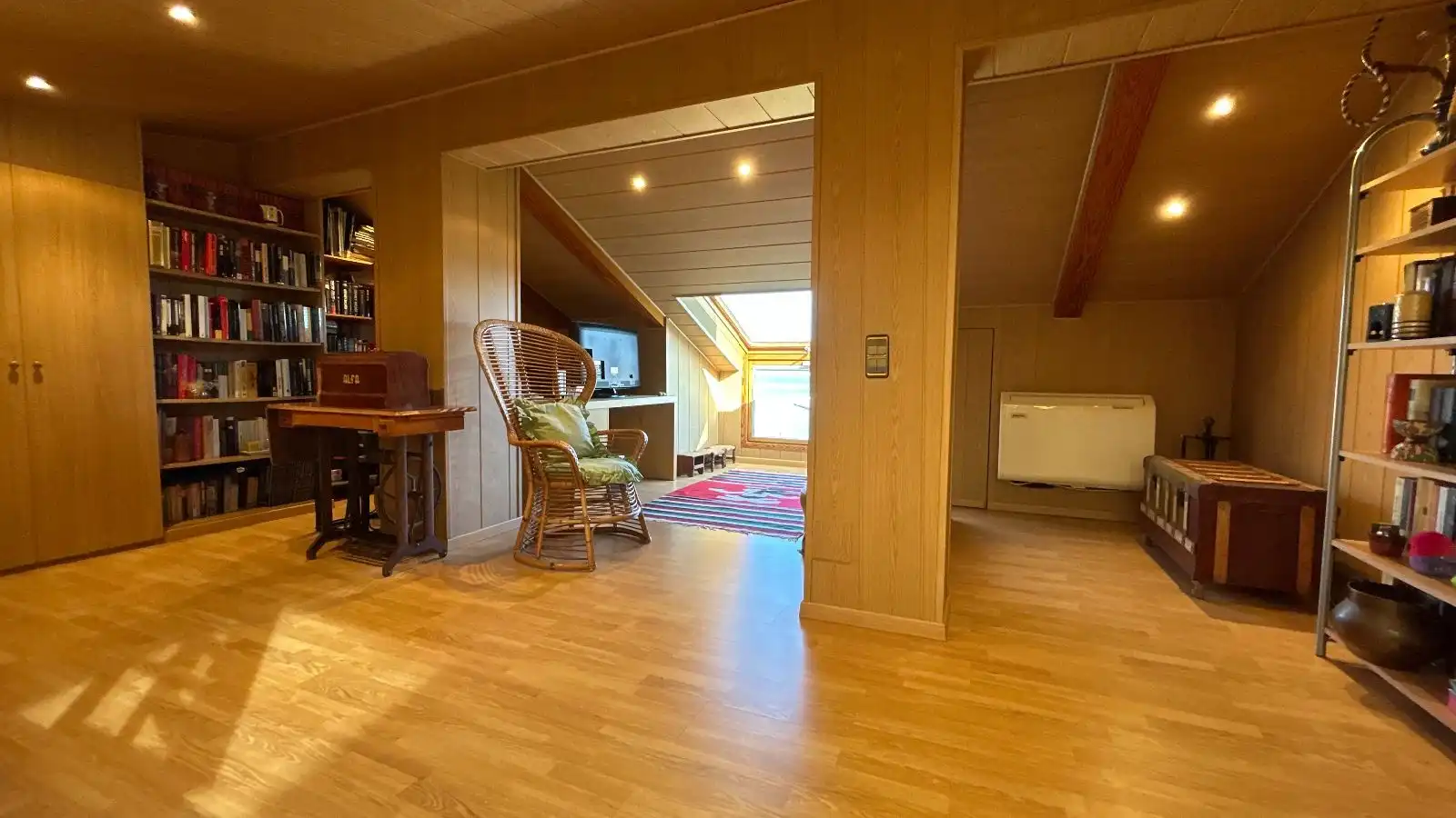 Wohnzimmer von Einfamilien-Reihenhaus zum Verkauf in  Palma de Mallorca mit Klimaanlage, Heizung und Terrasse