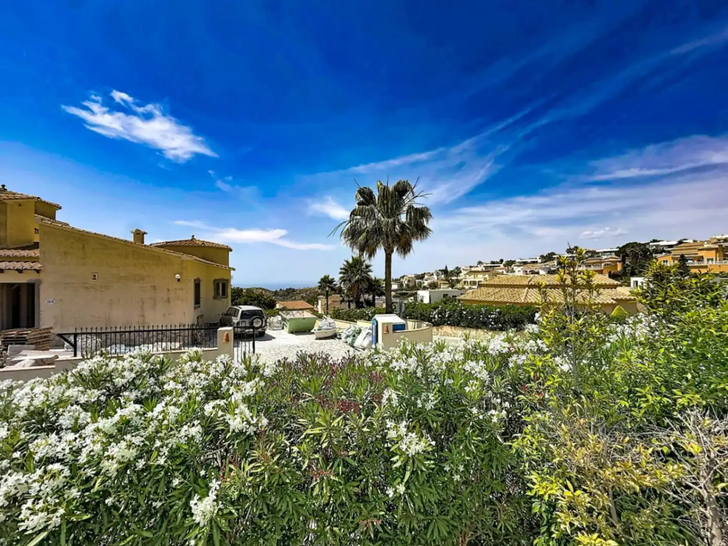 Vista exterior de Casa o chalet en venta en Benitachell / El Poble Nou de Benitatxell con Aire acondicionado, Calefacción y Jardín privado