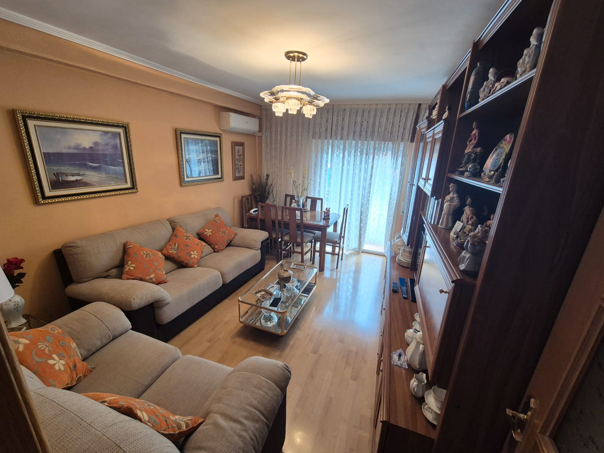 Sala de estar de Piso en venta en  Madrid Capital con Aire acondicionado, Calefacción y Terraza