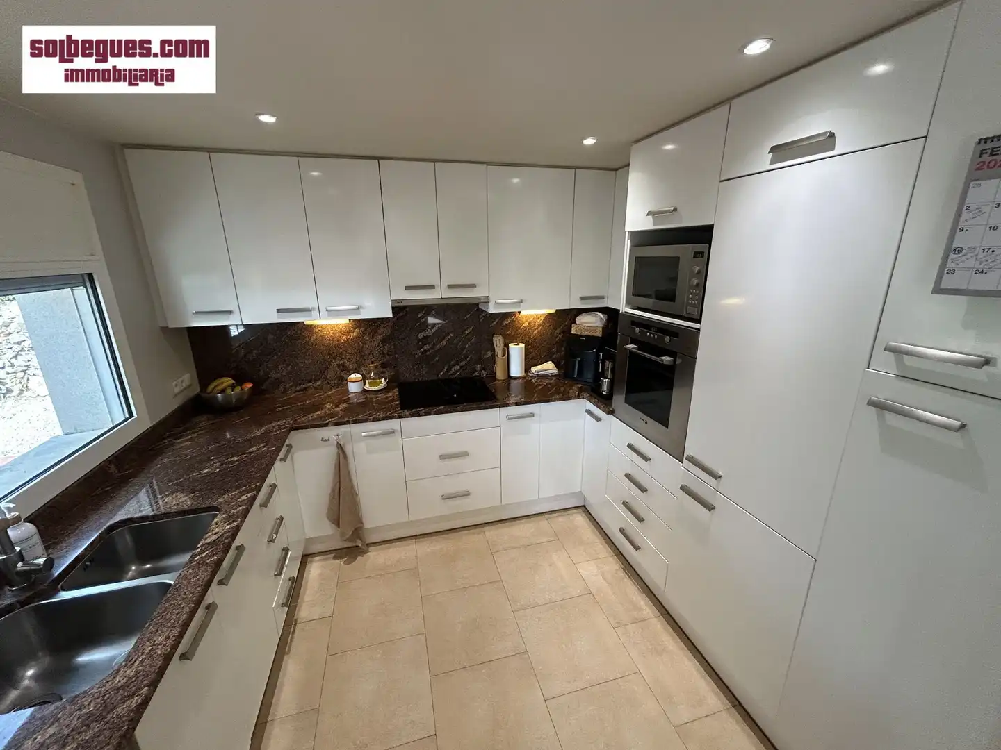 Cocina de Casa o chalet en venta en Begues con Aire acondicionado, Calefacción y Jardín privado