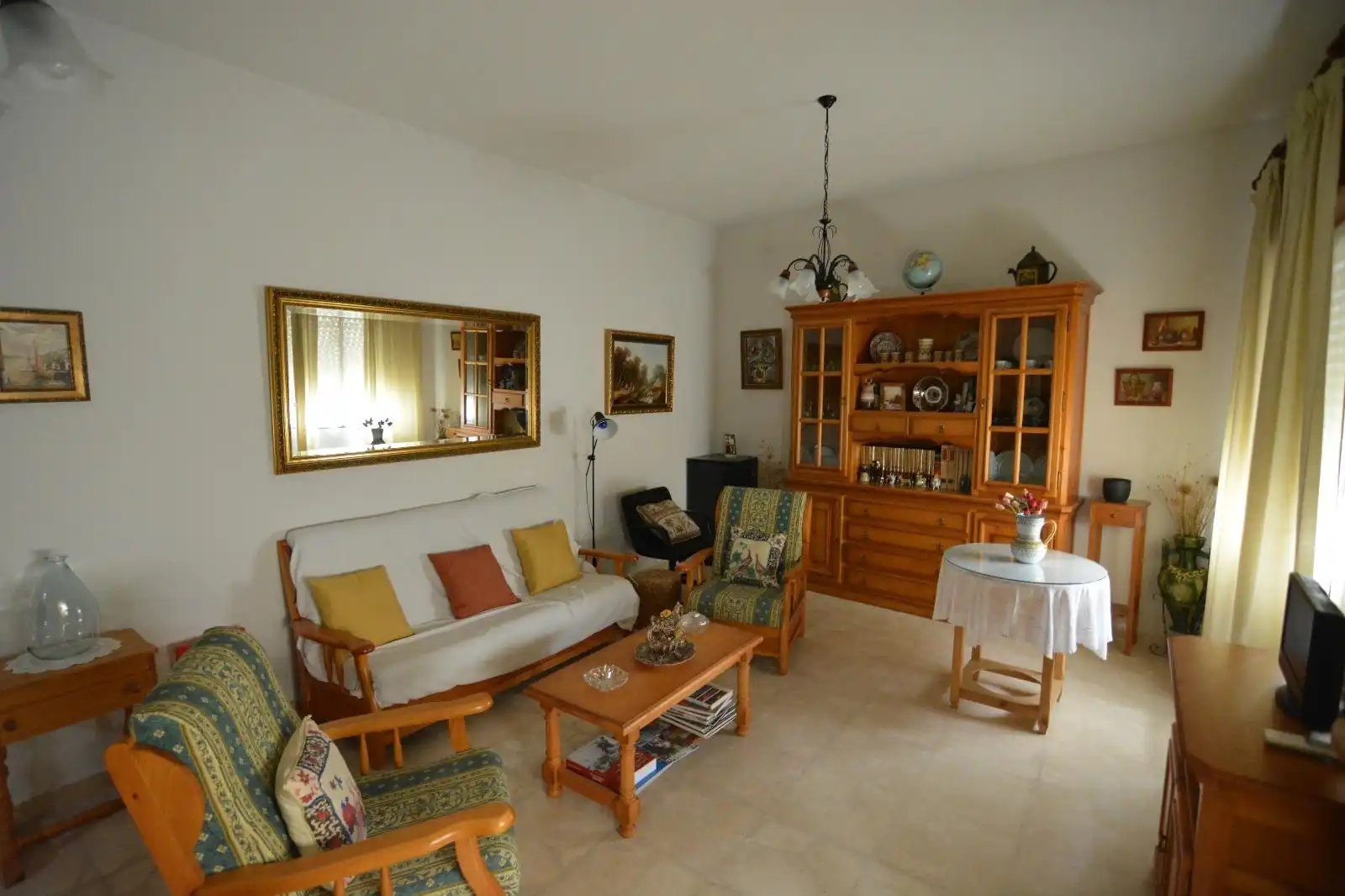 Sala de estar de Casa o chalet en venta en Malagón con Aire acondicionado y Terraza
