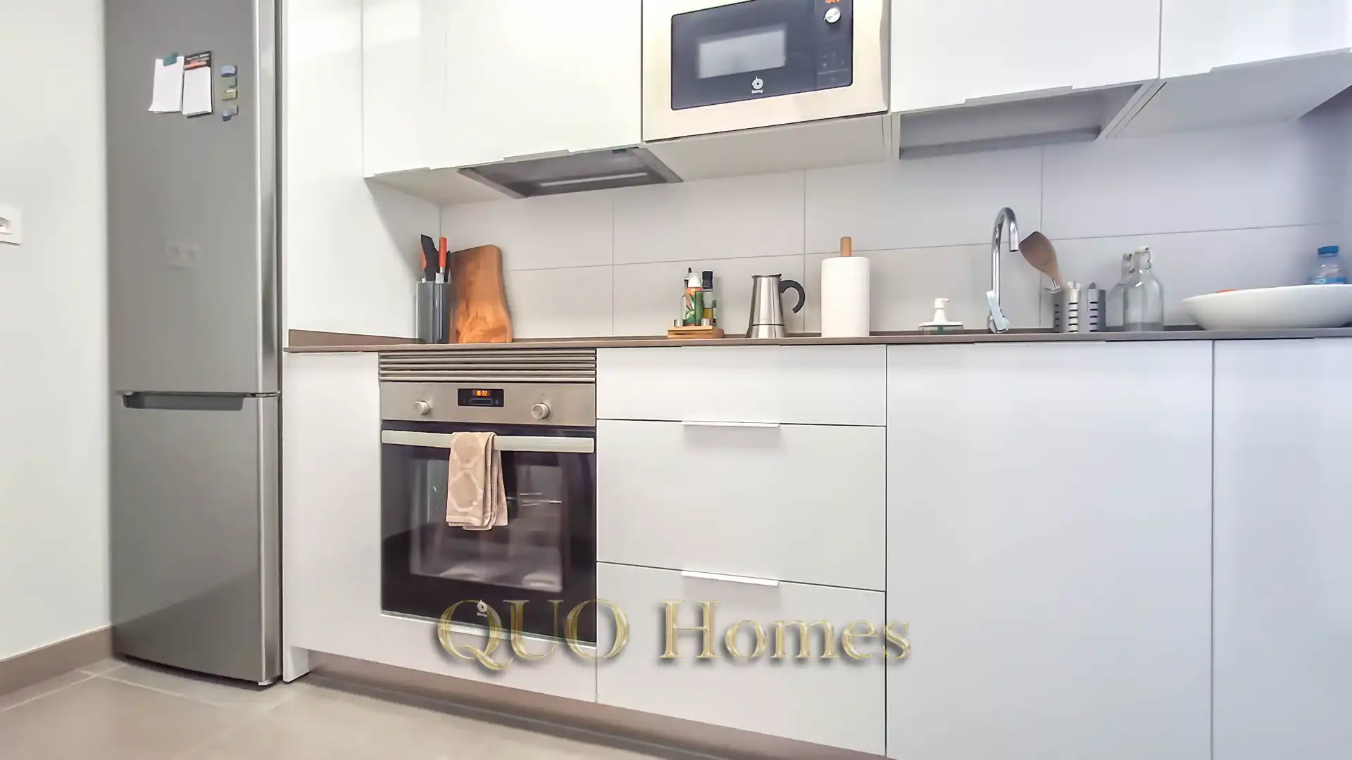 Kitchen of Flat for sale in Jerez de la Frontera  with Air Conditioner and Furnished