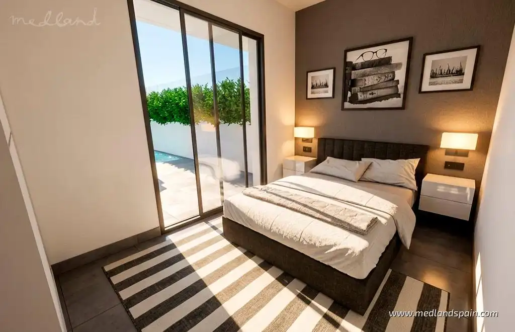 Bedroom of Houses for sale in Torre-Pacheco  with Private garden, Terrace and Swimming Pool