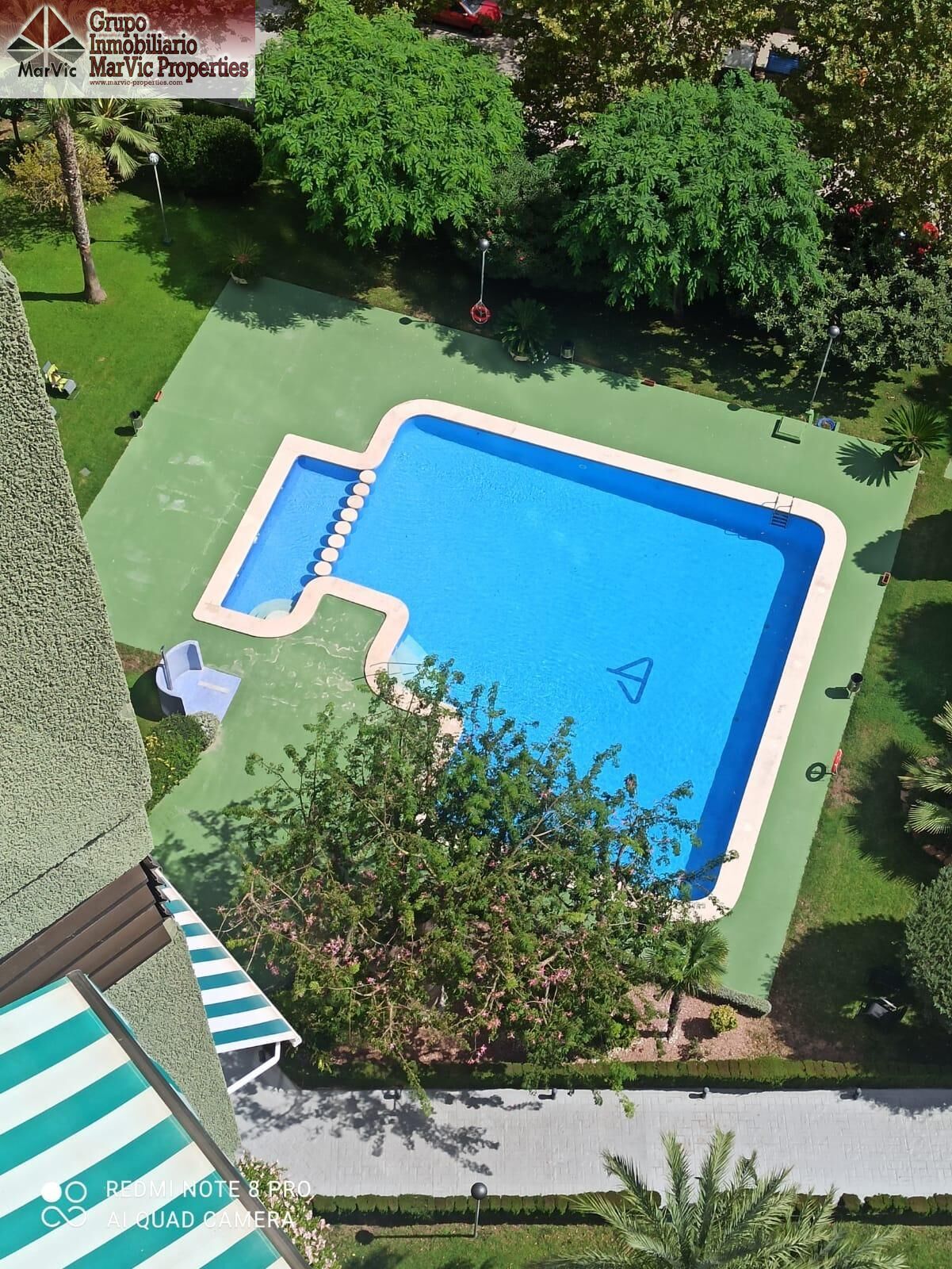 Swimming pool of Flat for sale in Benidorm  with Air Conditioner, Heating and Private garden