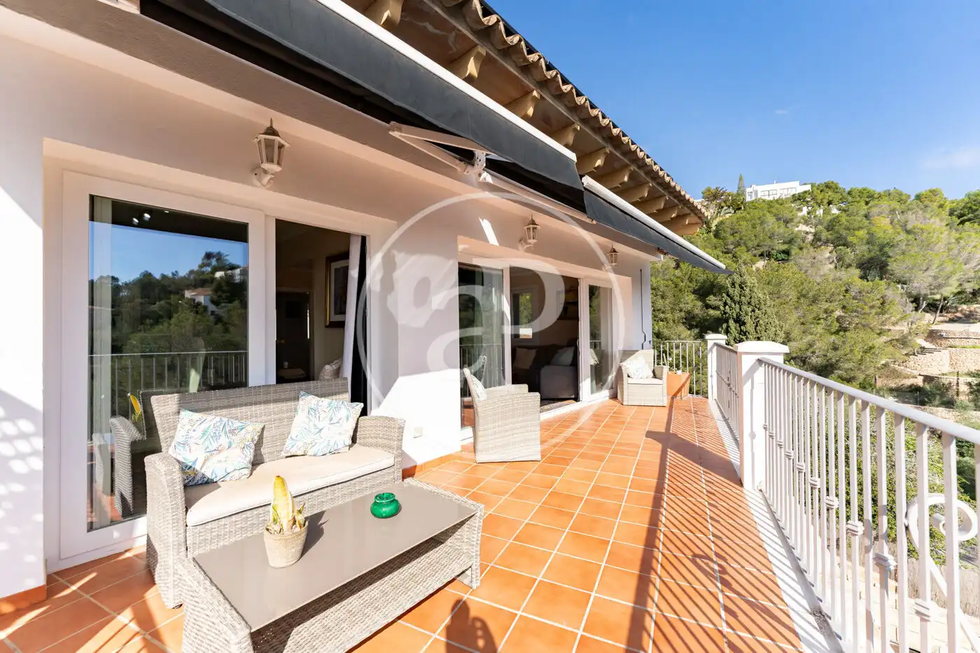 Terrassa de Casa o xalet en venda en Calvià amb Aire condicionat, Calefacció i Jardí privat