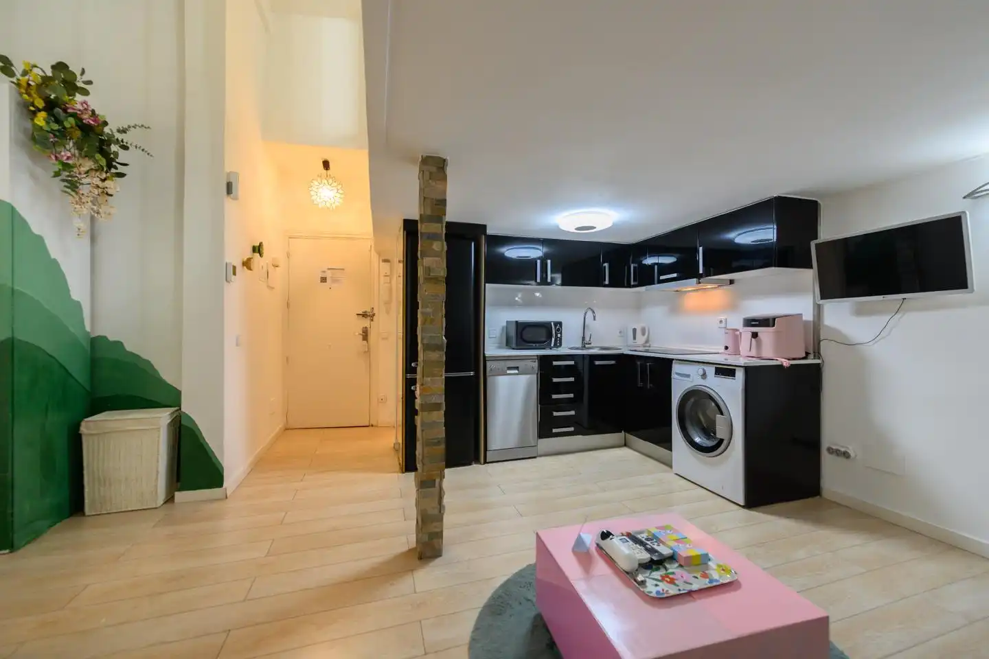 Küche von Maisonette zur Miete in Madrid mit Klimaanlage, Möbliert und Internet