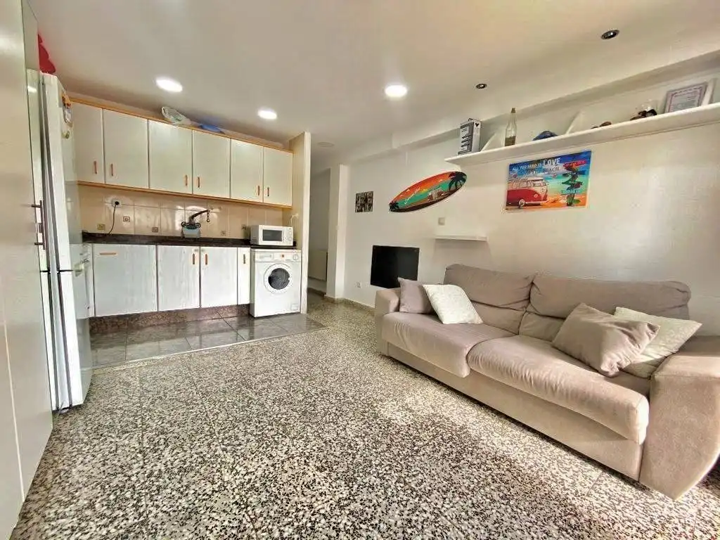 Living room of Apartments for rent in La Pobla de Farnals  with Terrace, Furnished and Community pool