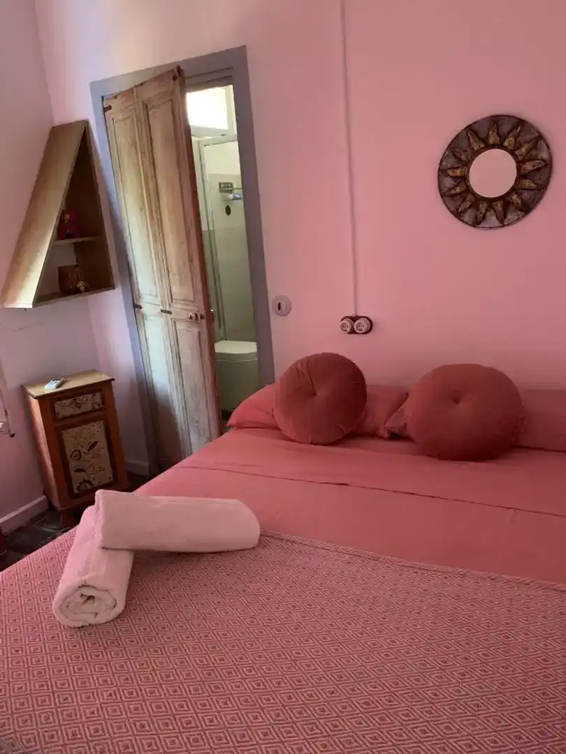 Schlafzimmer von Country house zur Miete in Sant Feliu de Guíxols mit Klimaanlage, Privatgarten und Möbliert
