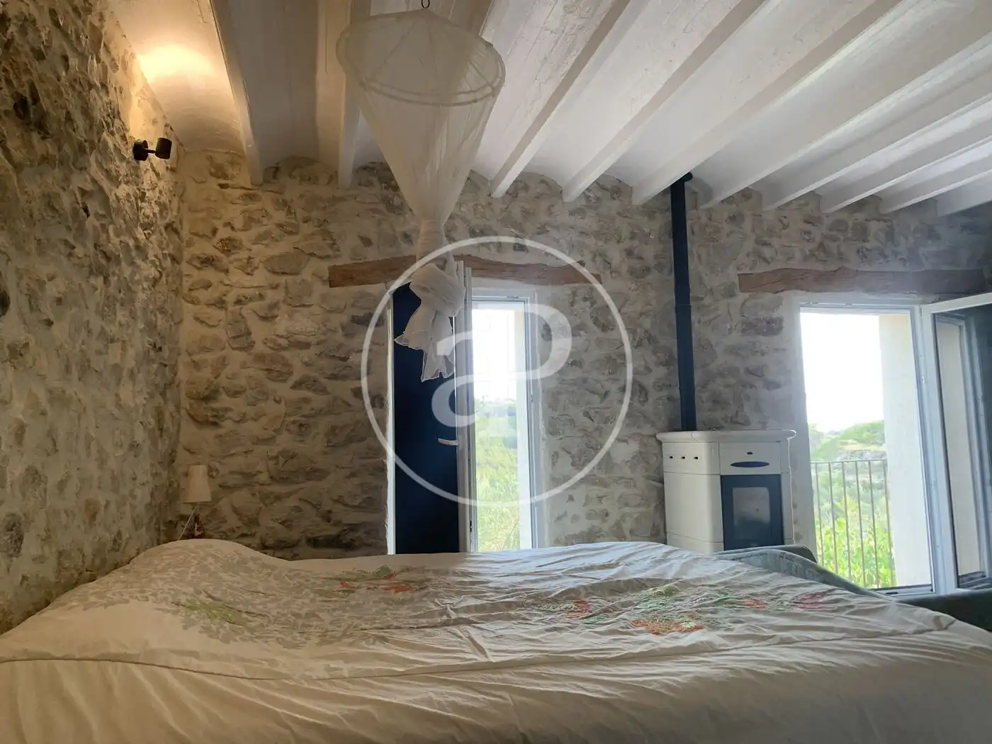 Dormitori de Finca rústica en venda en Torremanzanas / La Torre de les Maçanes amb Calefacció, Jardí privat i Terrassa